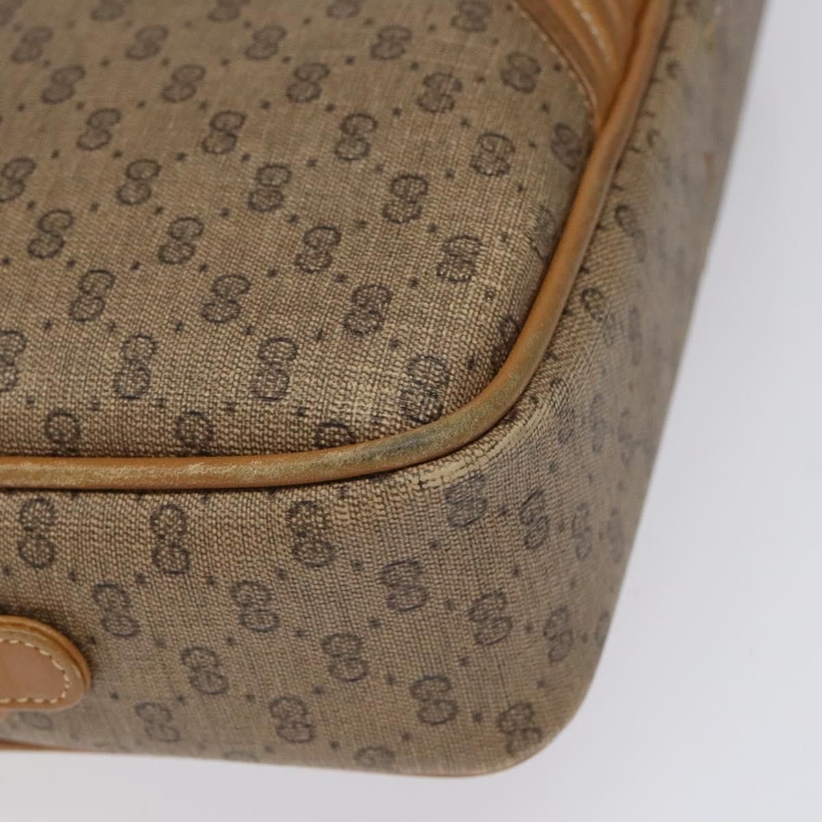 Gucci GUCCI Micro GG Supreme Shoulder Bag Pvc Leather Brown Gold Size ONE SIZE - 11 Thumbnail