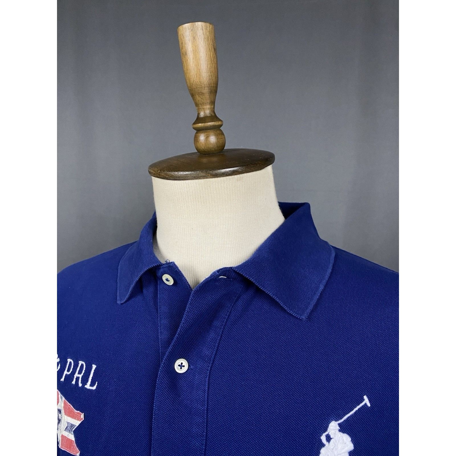 Polo Ralph Lauren Polo Ralph Lauren Big Logo Men's Dark Blue Polo T-Shirt Size Size US XXL / EU 58 / 5 - 5 Thumbnail