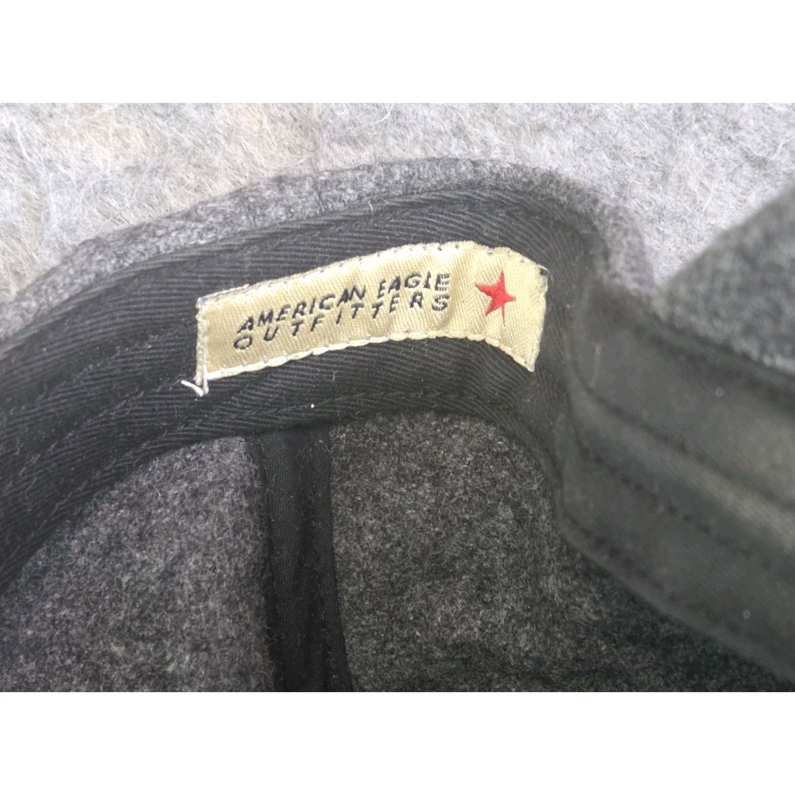 American Eagle Outfitters VINTAGE American Eagle Outfitters Wool Strapback Hat Pine Tree Logo Gray One Size Men Adjustable Baseball Cap Outdoor Size ONE SIZE - 7 Thumbnail