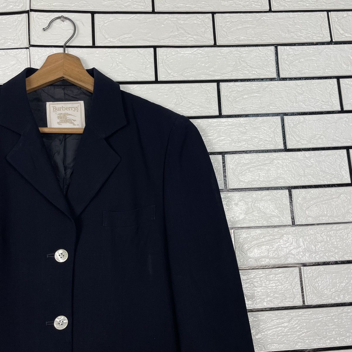 Burberry Vintage Burberrys Women Wool Black Jacket Size M / US 6-8 / IT 42-44 - 5 Thumbnail