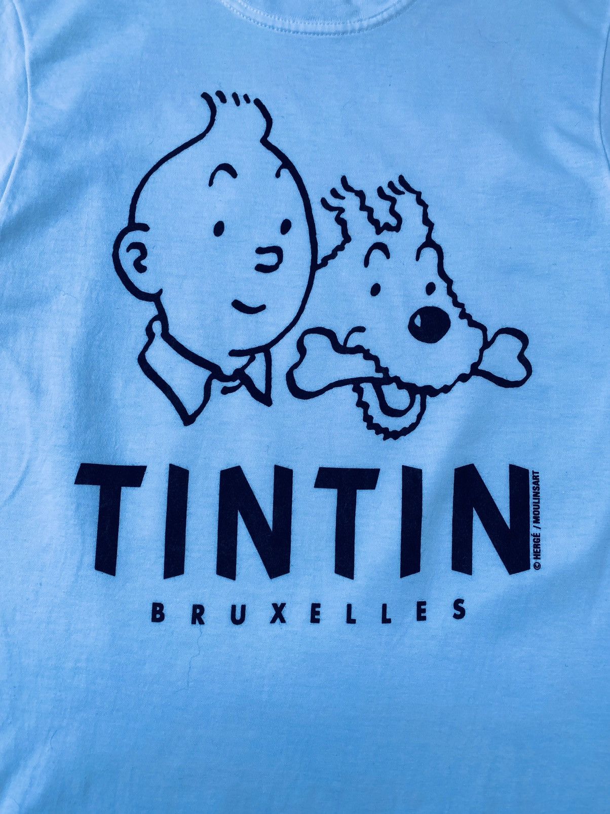 Vintage Vintage Tintan Bruxelles Museum Art Tees Size US S / EU 44-46 / 1 - 3 Thumbnail