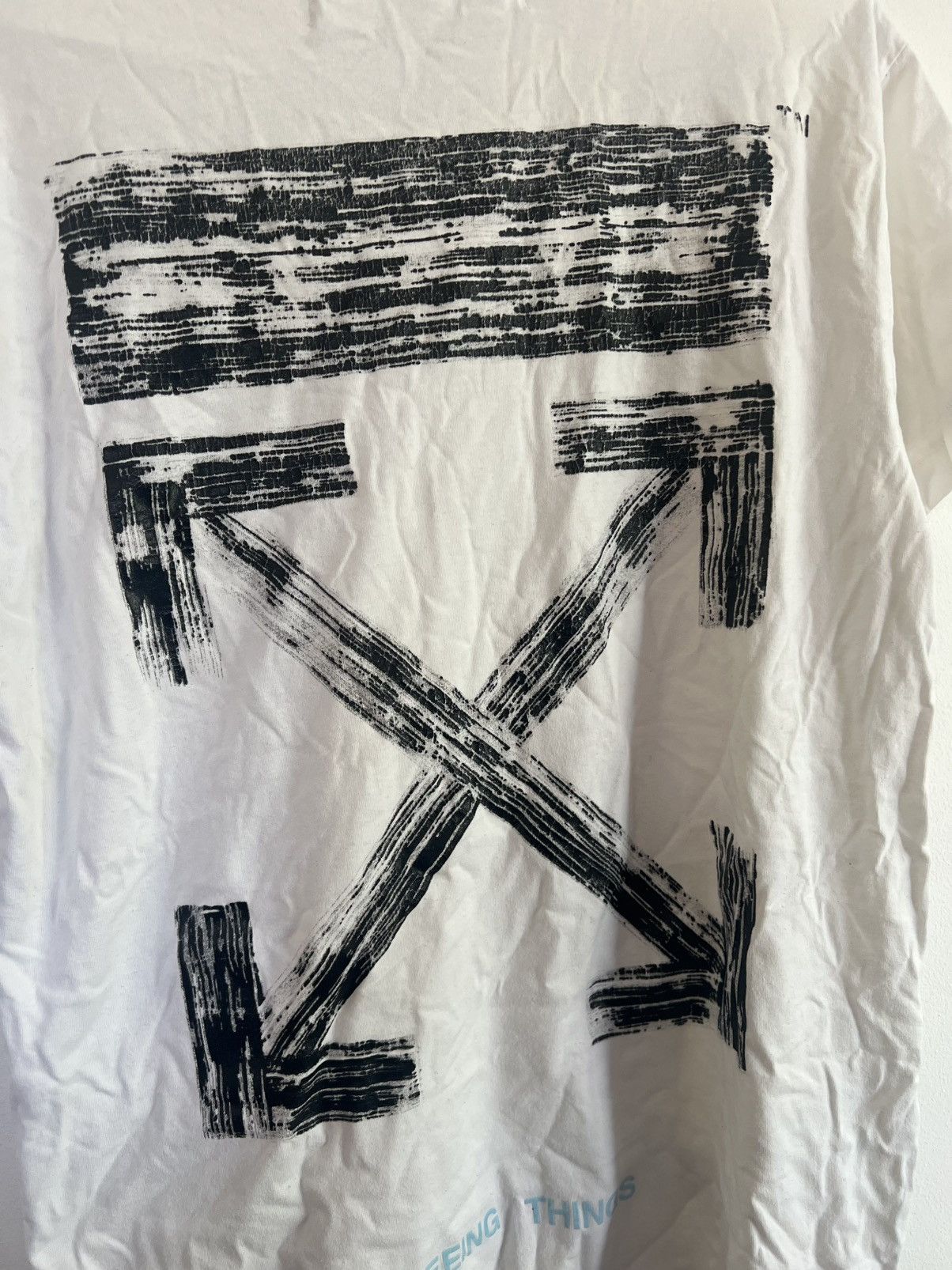 Off-White Off white Seeing Things Arrow Logo TEE Size US M / EU 48-50 / 2 - 5 Thumbnail