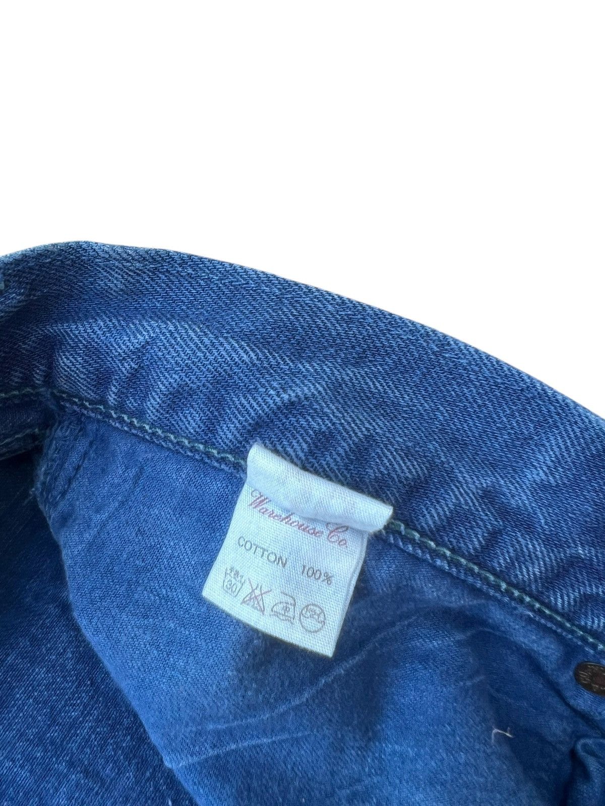 Warehouse & Co. Dubbleworks X Warehouse Japan Distress Denim Selvedge Jeans Size US 35 - 24 Thumbnail