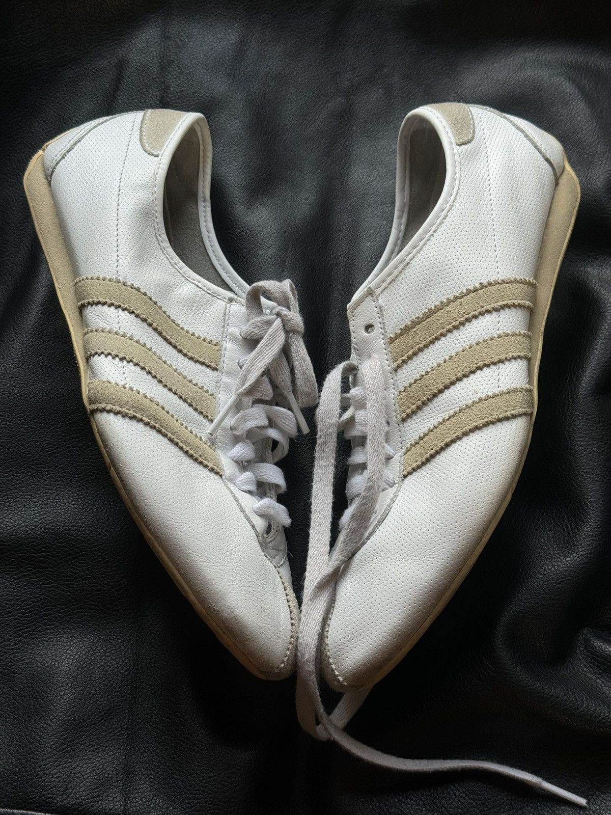 Adidas 2006 Rare Adidas Okapi white Vintage low racing sneaker Size US 8.5 / IT 38.5 - 1 Thumbnail
