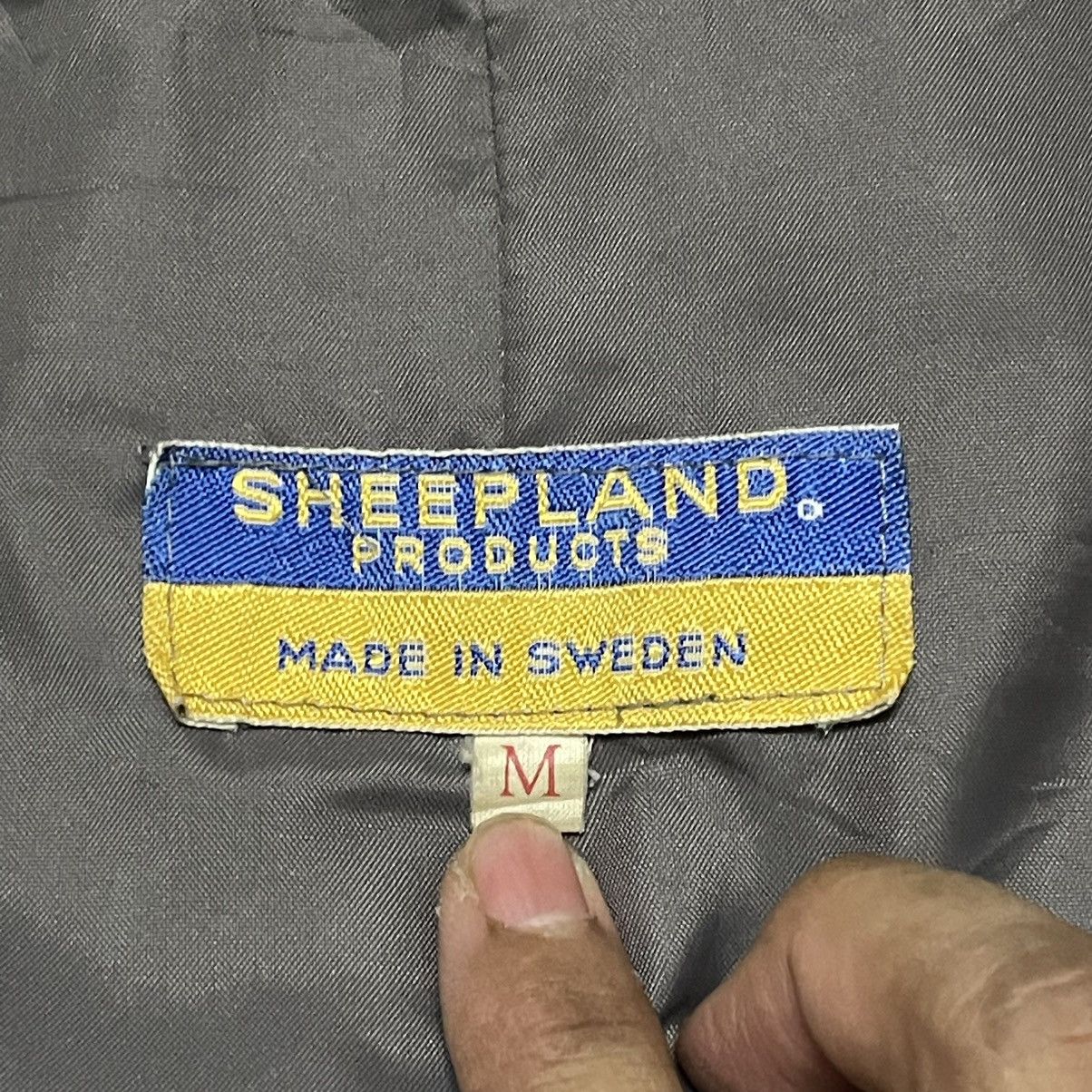 Vintage Vintage Sheepland Products Wool Bomber Jacket Size US M / EU 48-50 / 2 - 9 Thumbnail