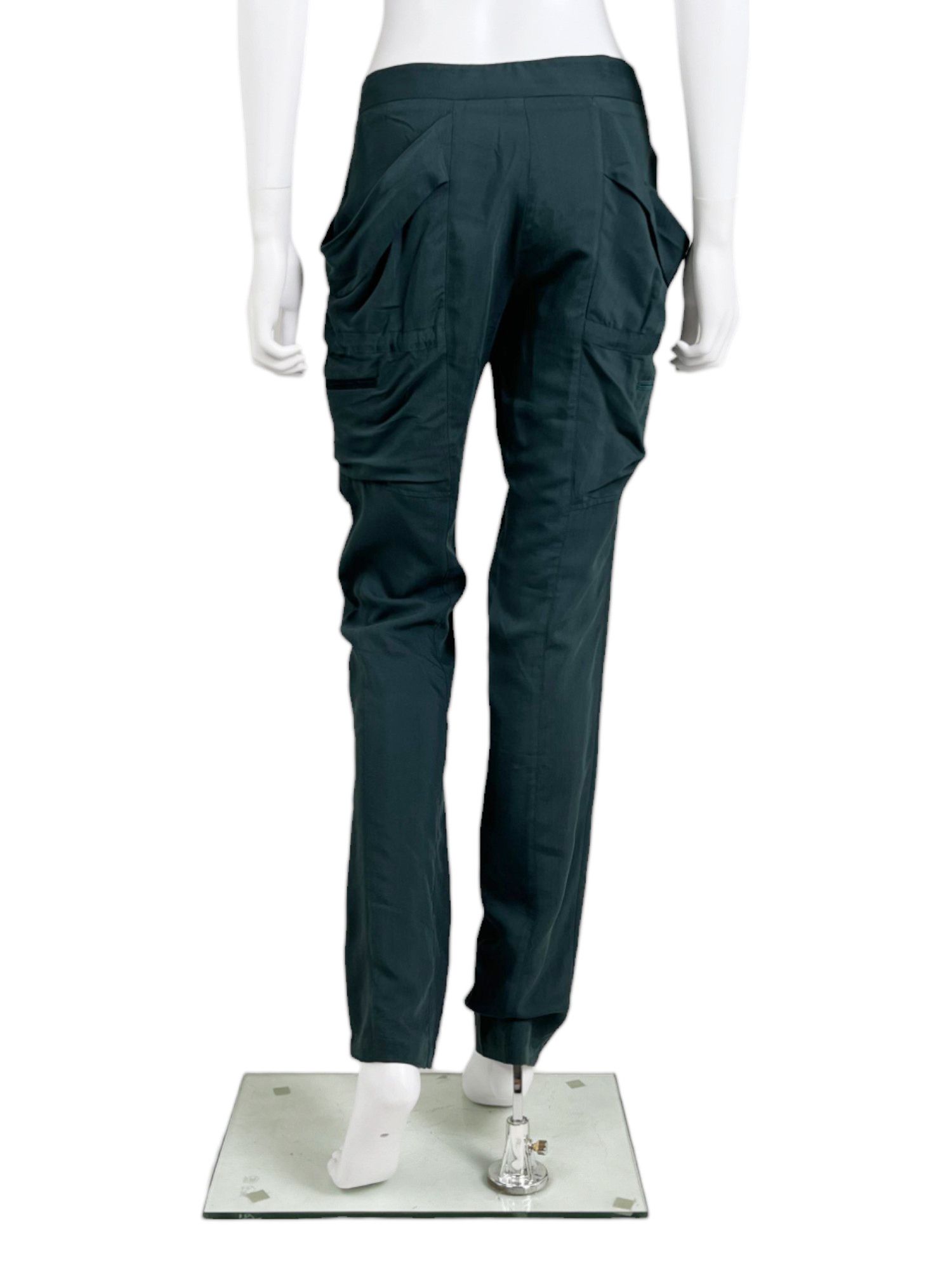 Roberto Cavalli F/W 2011 Viscosa Green Pants Size 27" / US 4 / IT 40 - 4 Thumbnail