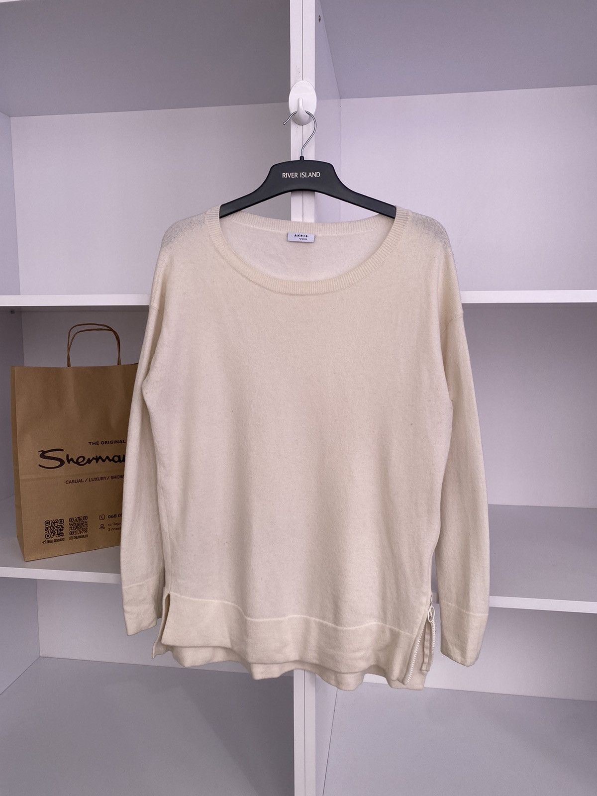 Akris × Designer × Vintage Vintage Akris Women’s Sweater Size L / US 10 / IT 46 - 2 Thumbnail