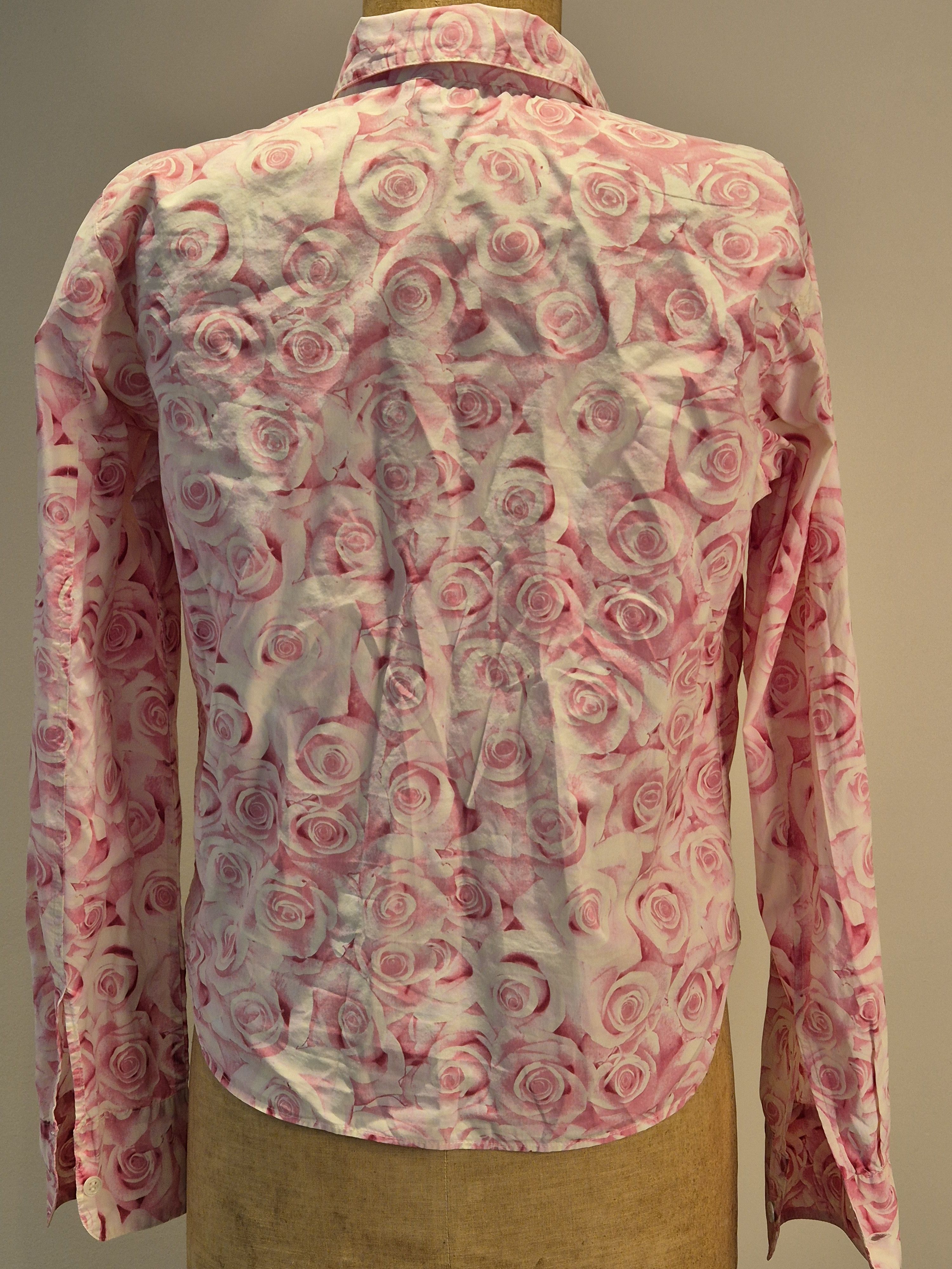 agnes b. AgnesB pink roses L/S shirt Size S / US 4 / IT 40 - 2 Thumbnail