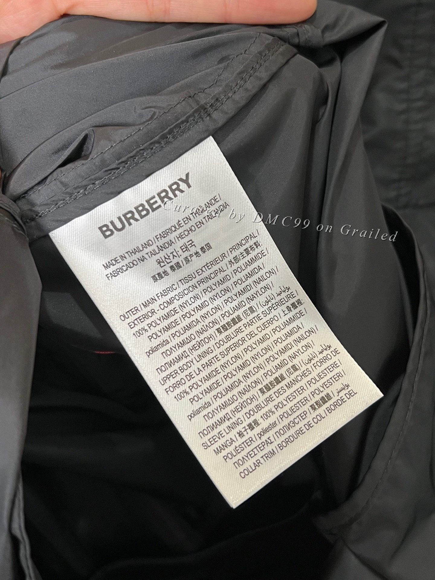 Burberry Burberry Black Mid-Length Trench Coat Size M / US 6-8 / IT 42-44 - 4 Thumbnail