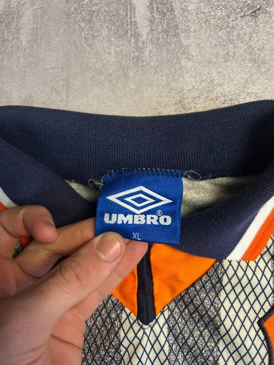 Umbro 🧡 Umbro Vintage Football Jersey – Retro Vibes 🧡 Size US XL / EU 56 / 4 - 4 Thumbnail