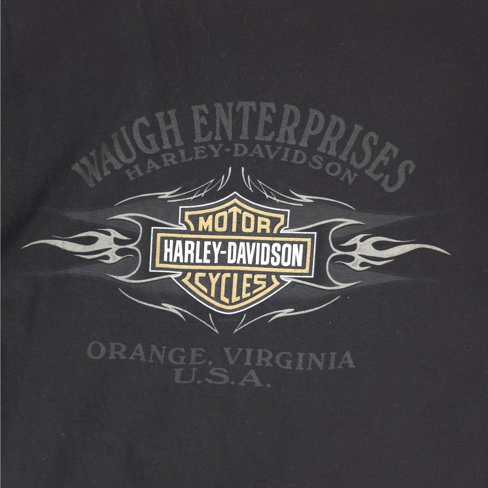 Harley Davidson Harley Davidson T-Shirt Mens L Cotton Orange Virginia USA Size US L / EU 52-54 / 3 - 4 Thumbnail
