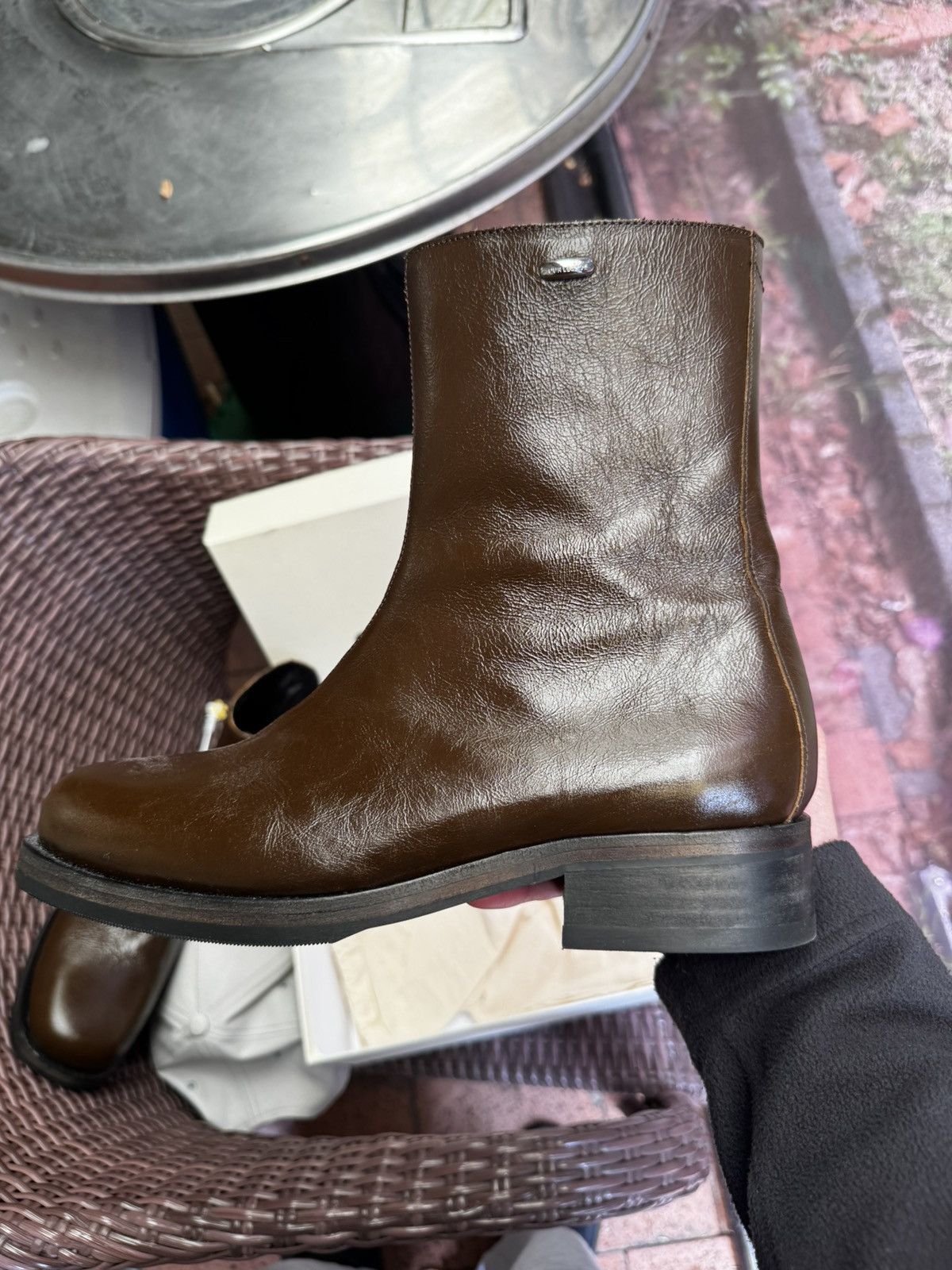 Our Legacy Camion leather ankle boots Size US 9 / EU 42 - 1 Thumbnail