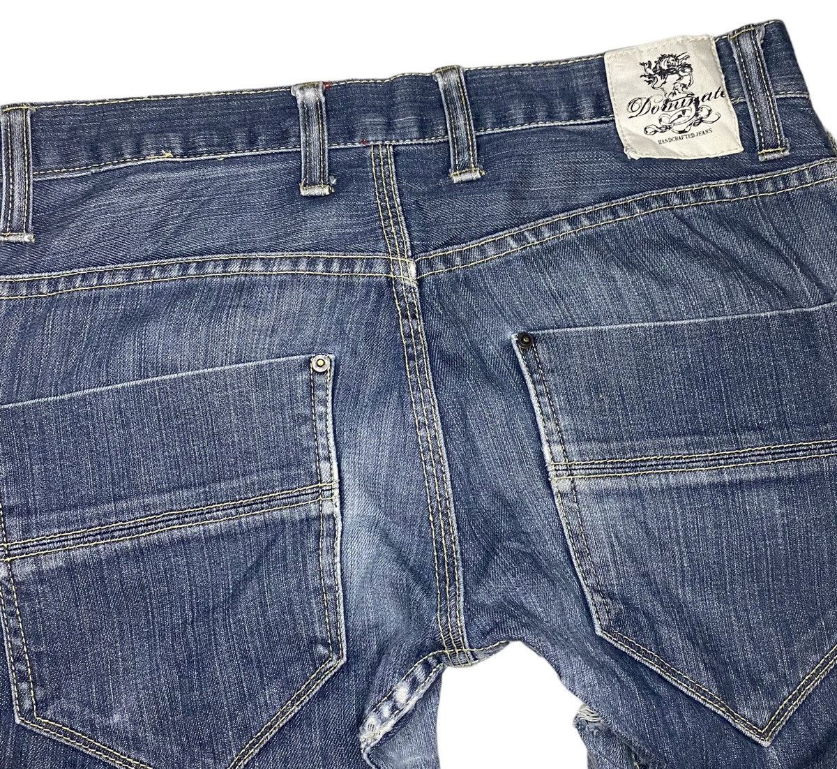 Vintage Japanese Dominate Handcrafted Jeans Denim