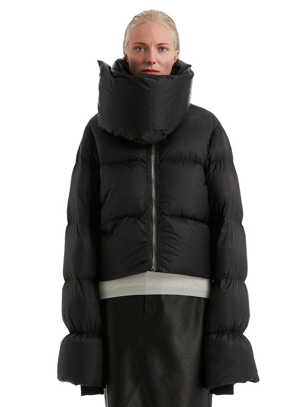 Rick Owens FW22 Cropped Funnel Down Puffer Size US L / EU 52-54 / 3 - 12 Thumbnail