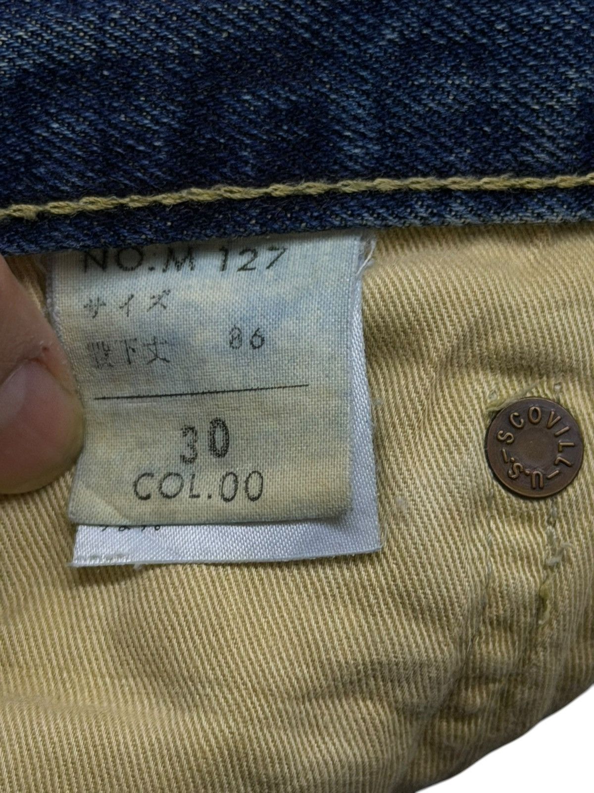 Blue Blue Japan Vintage Blue Way Co.Ltd Japanese Selvedge Denim | W29 Size US 29 - 13 Thumbnail