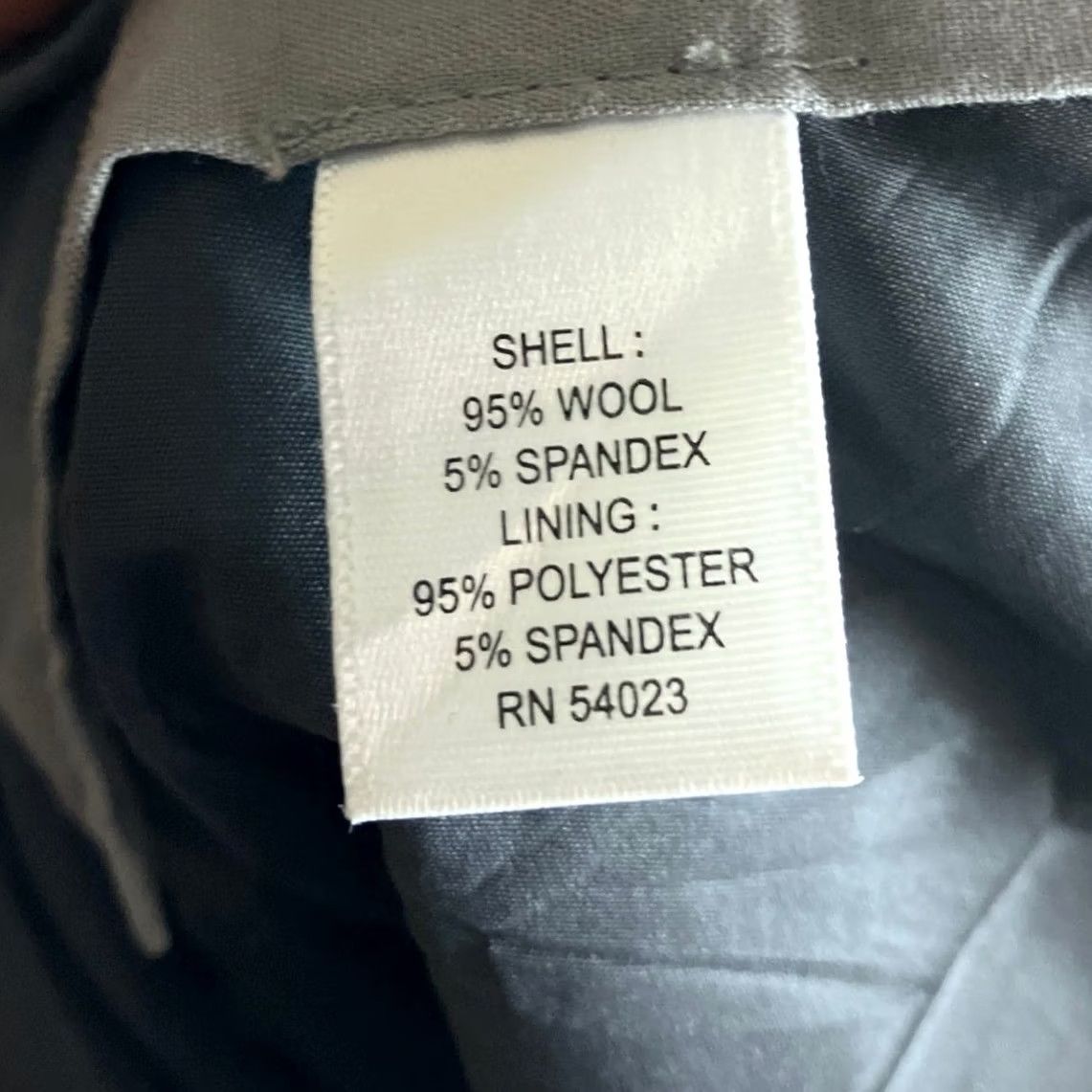 Banana Republic Banana Republic Womens Pants Gray Jackson Fit Wool Blend Lined Stretch 12 Shirt Size 24" / US 00 / IT 34 - 6 Thumbnail