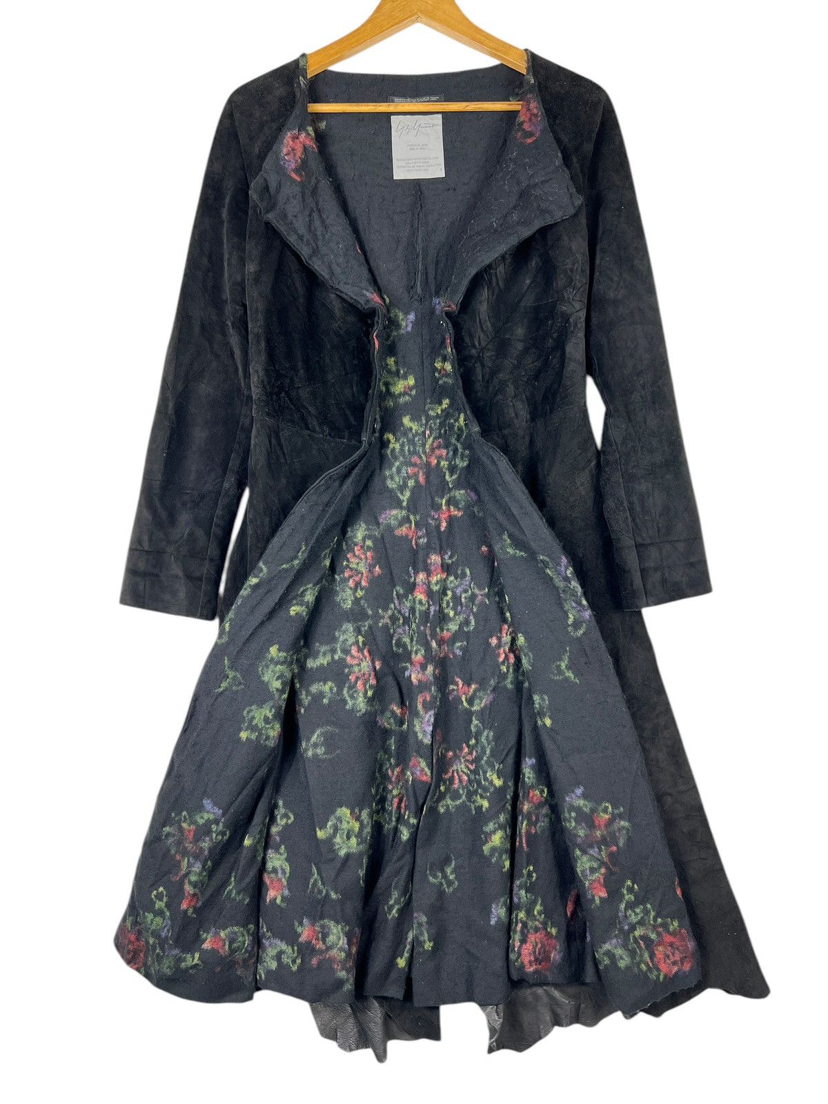 Yohji Yamamoto 🔥 YOHJI YAMAMOTO COWHIDE DRESS Size S / US 4 / IT 40 - 5 Thumbnail