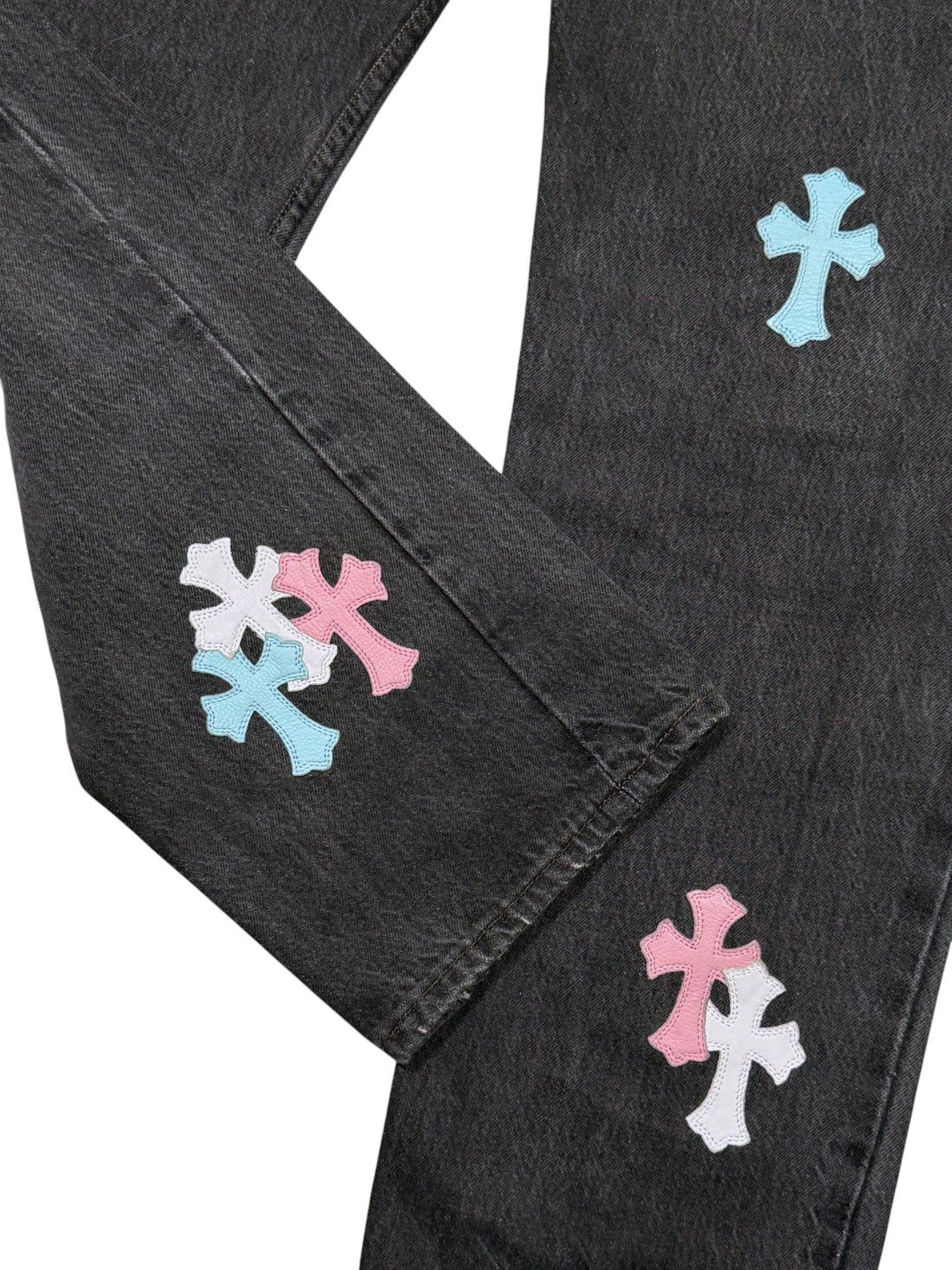 Chrome Hearts 1/1 Cross Patch Levi's 501 Jeans Size US 34 / EU 50 - 3 Thumbnail