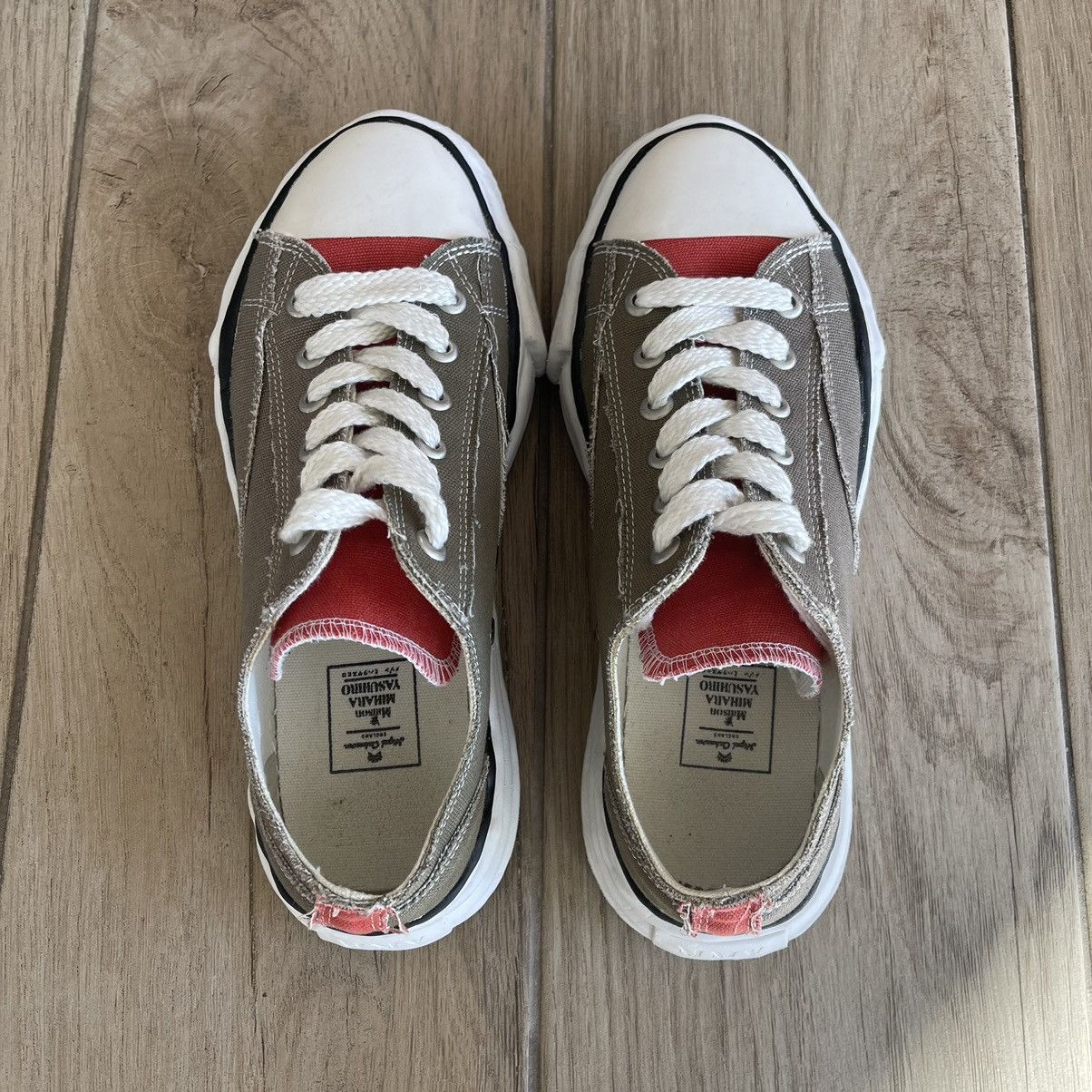Maison MIHARA YASUHIRO × Nigel Cabourn FW19 Peterson OG Sole Canvas Low-Top Sneaker Size US 11 / EU 44 - 2 Thumbnail