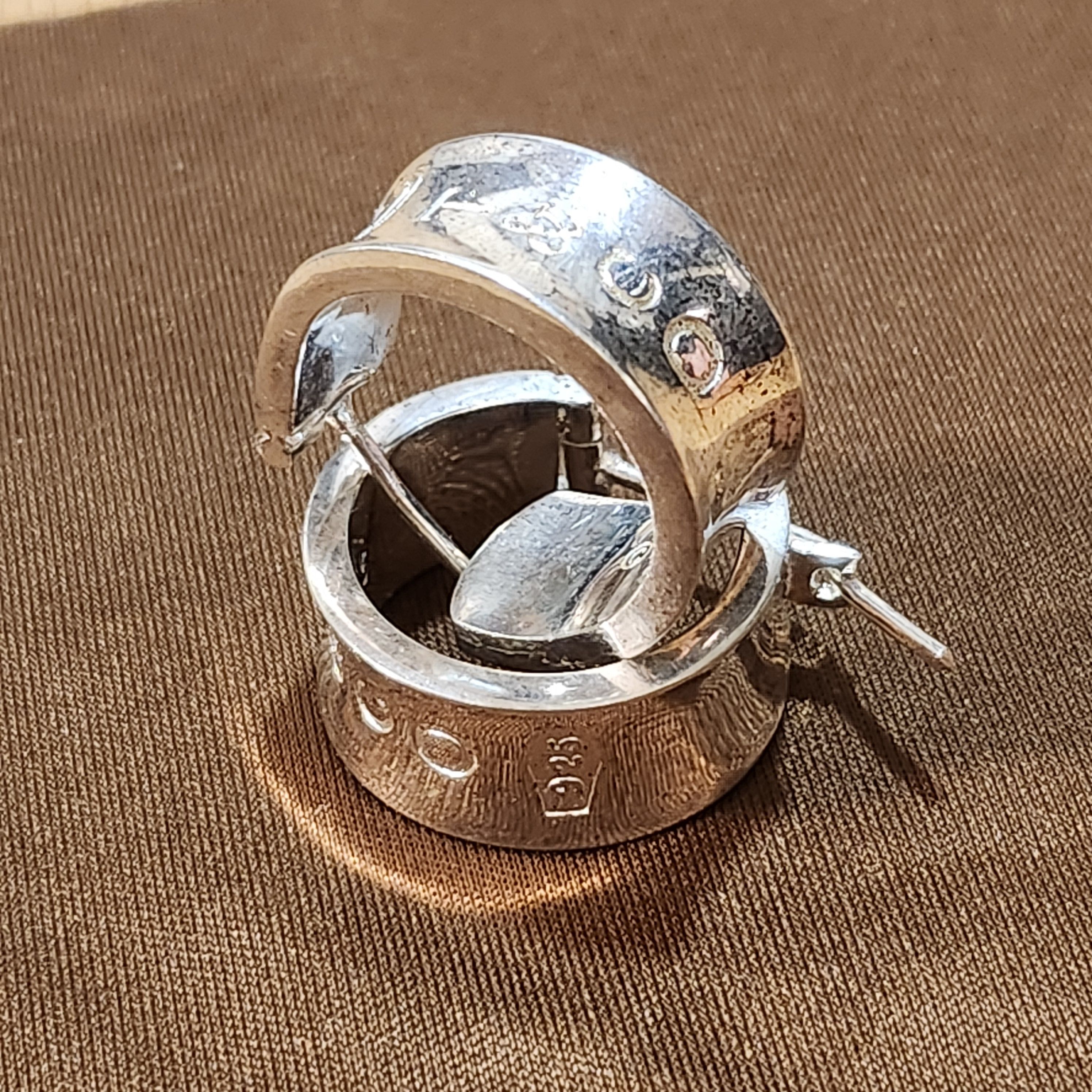 Tiffany & Co. T&CO Silver 925 earrings 1997 Rare Size ONE SIZE - 1 Thumbnail