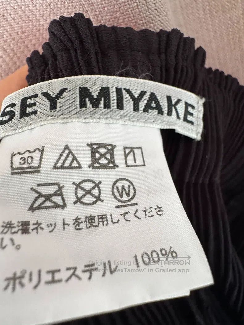 Issey Miyake Issey Miyake size:2 Main Line Black Trousers Size 31" - 3 Thumbnail