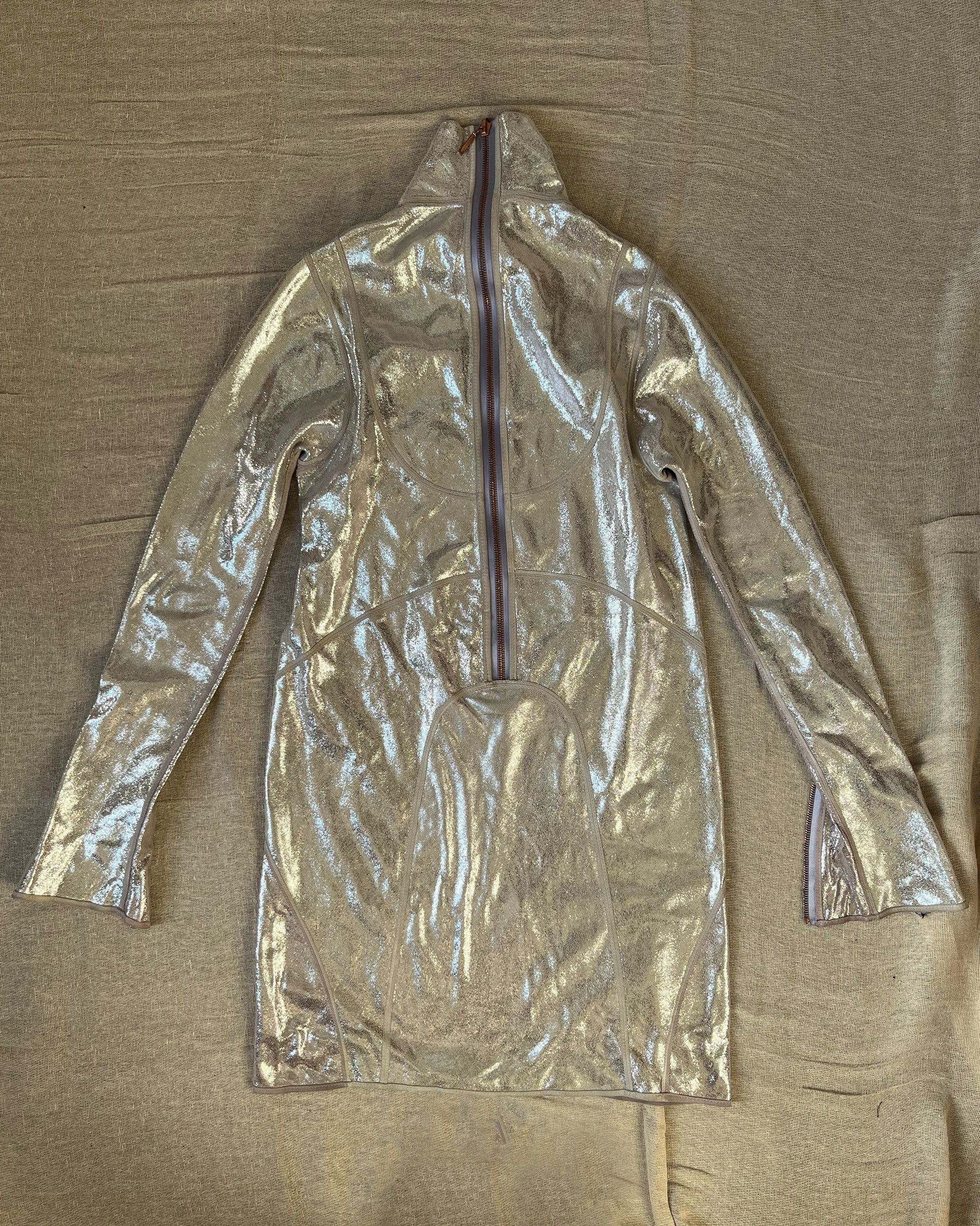 Fendi Fendi Fall 04 Runway metallic leather dress Karl Lagerfeld Size S / US 4 / IT 40 - 7 Thumbnail