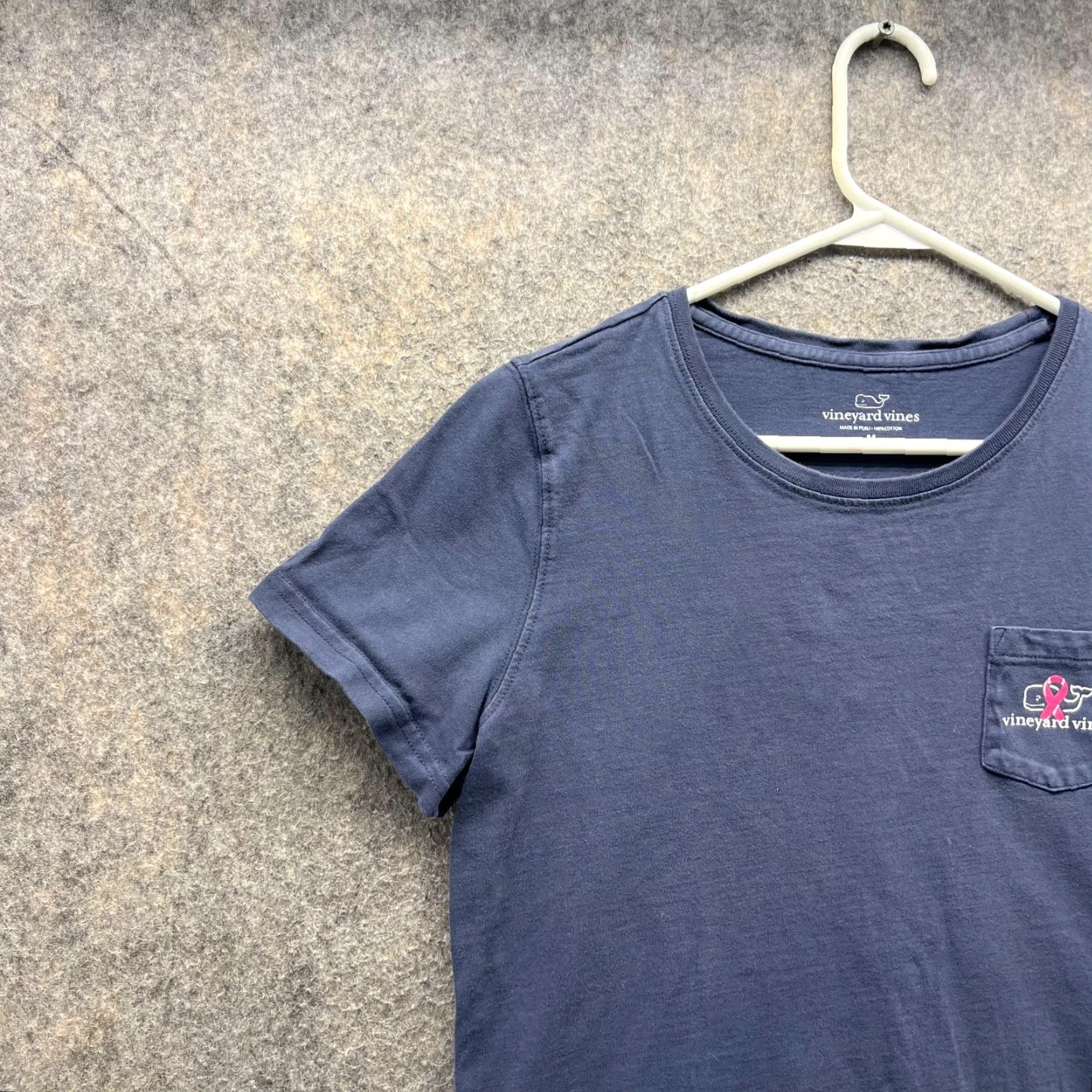Vineyard Vines Vineyard Vines Shirt Women Medium Pocket Blue Navy Crewneck T-Shirt Short Sleeve Casual Tee Size M / US 6-8 / IT 42-44 - 3 Thumbnail