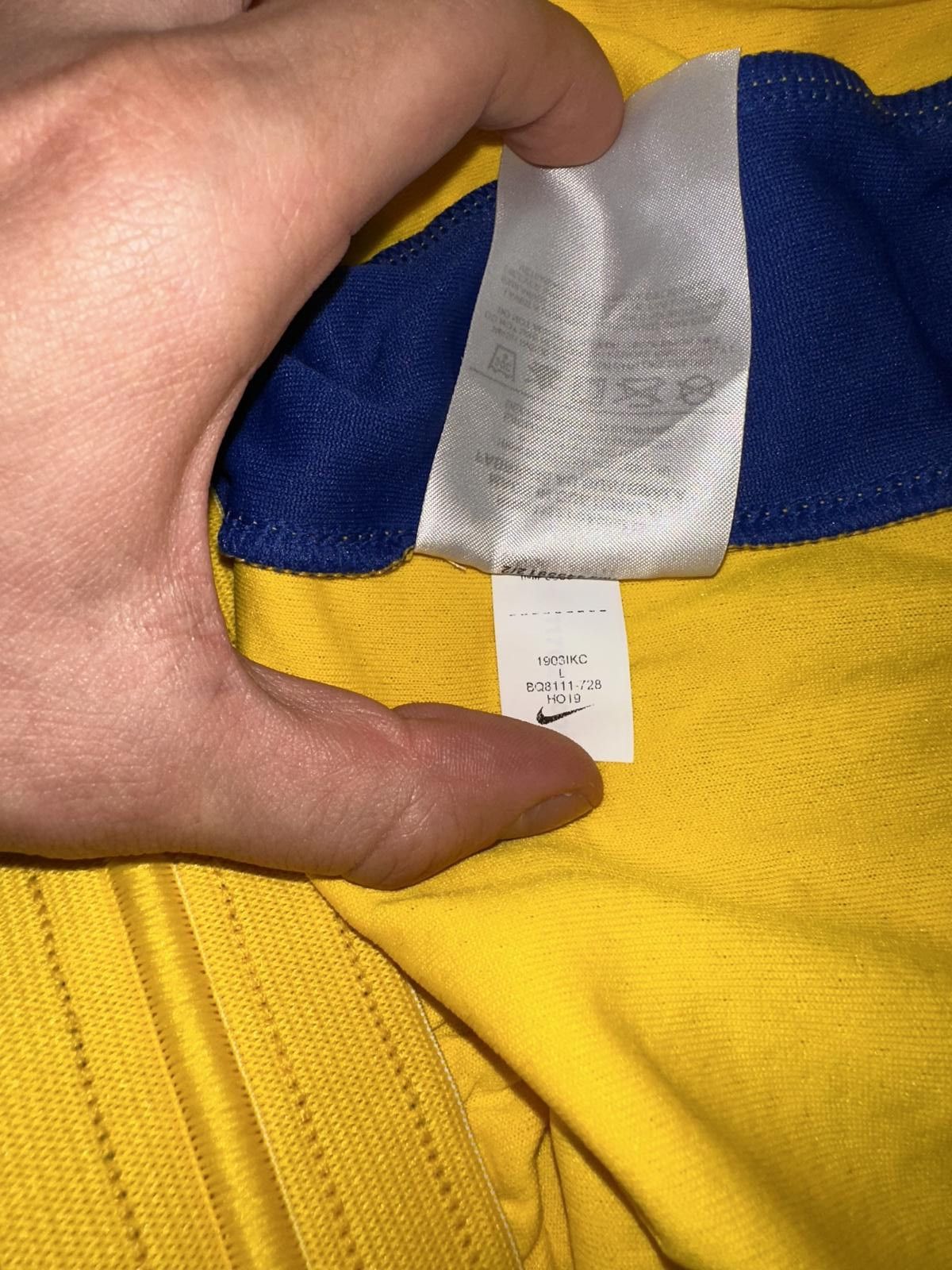 Nike Nike Men's Golden State Warriors Gold Hardwood Classics Swingman Shorts Sample Size US 34 / EU 50 - 11 Thumbnail