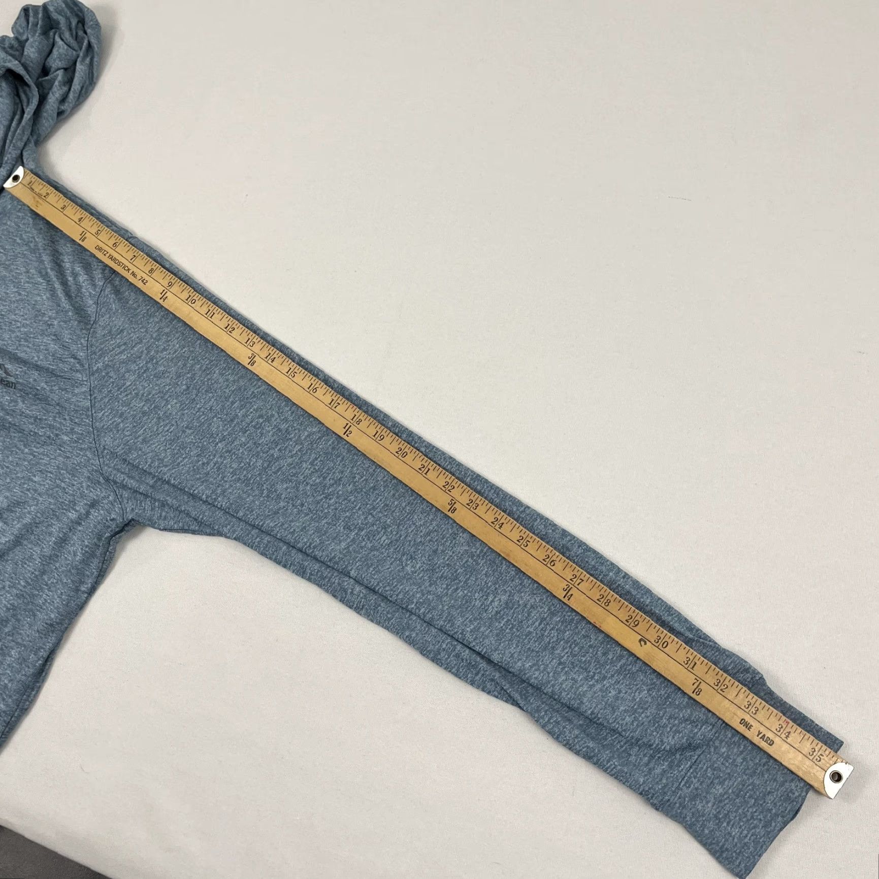 Vintage LL Bean Insect Shield ProKnit Hoodie Mens 2XLT Tall Heather Blue Hiking Stretch Size US XXL / EU 58 / 5 - 6 Thumbnail