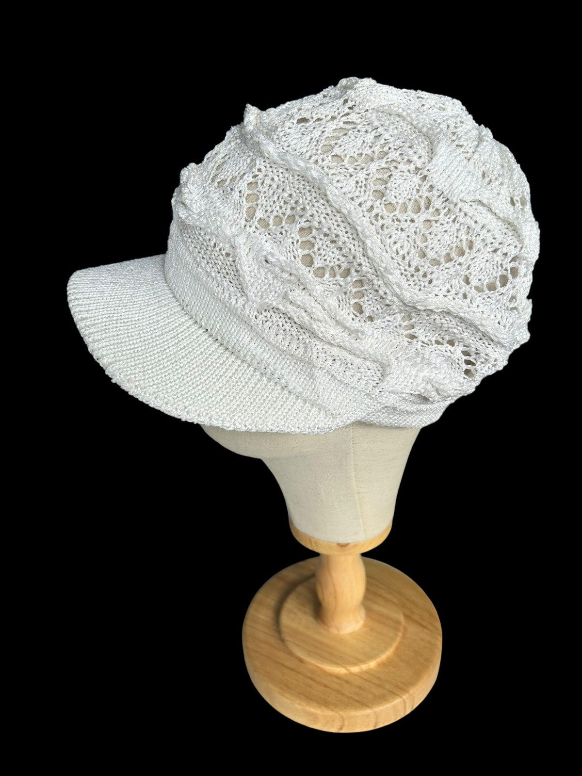 Japanese Brand Handmade Crochet Knitted Hats Size ONE SIZE - 3 Thumbnail