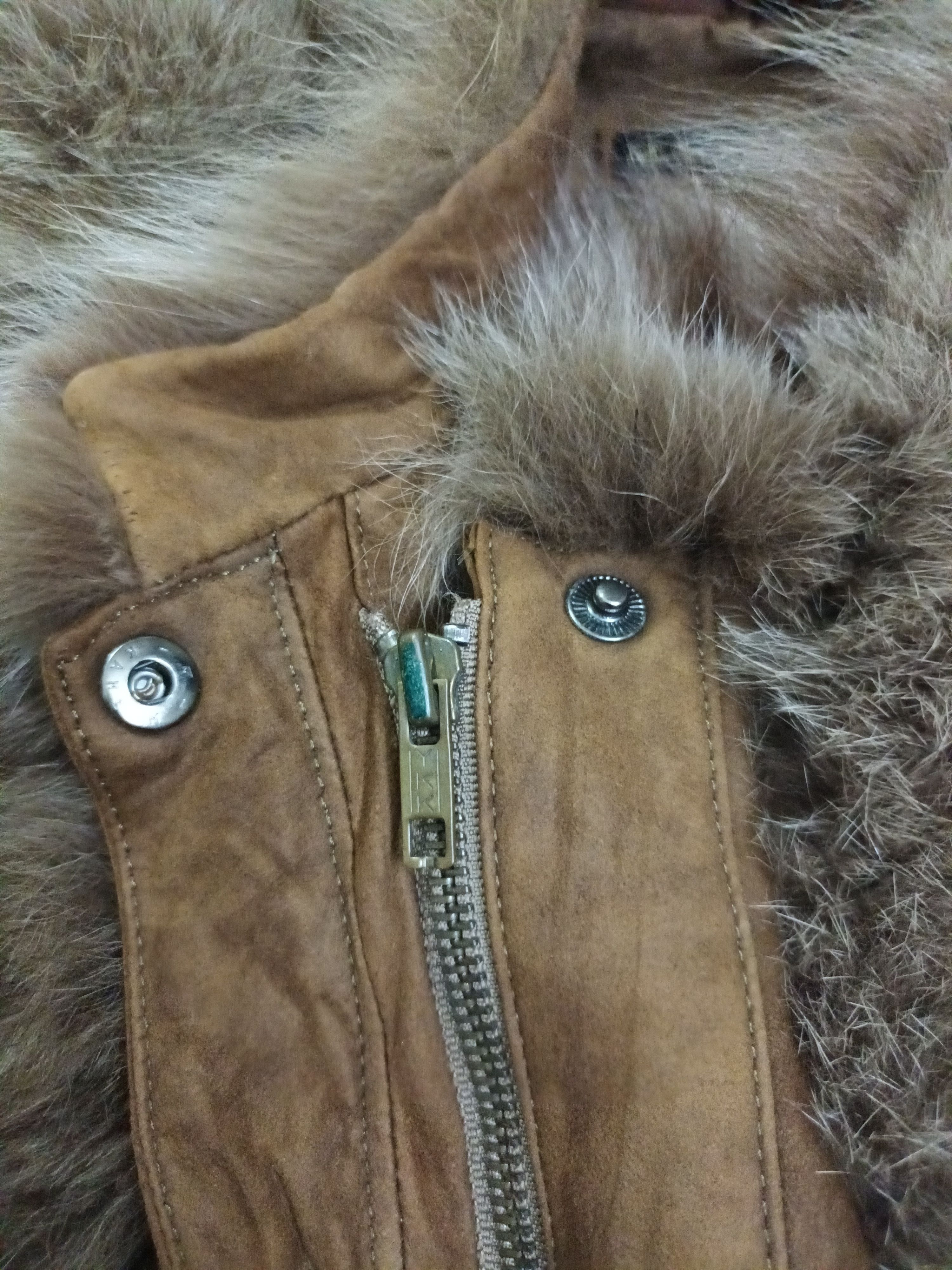 Vogue 🔥 VOGUE LEATHER FUR JACKET 🔥 Size US M / EU 48-50 / 2 - 7 Thumbnail