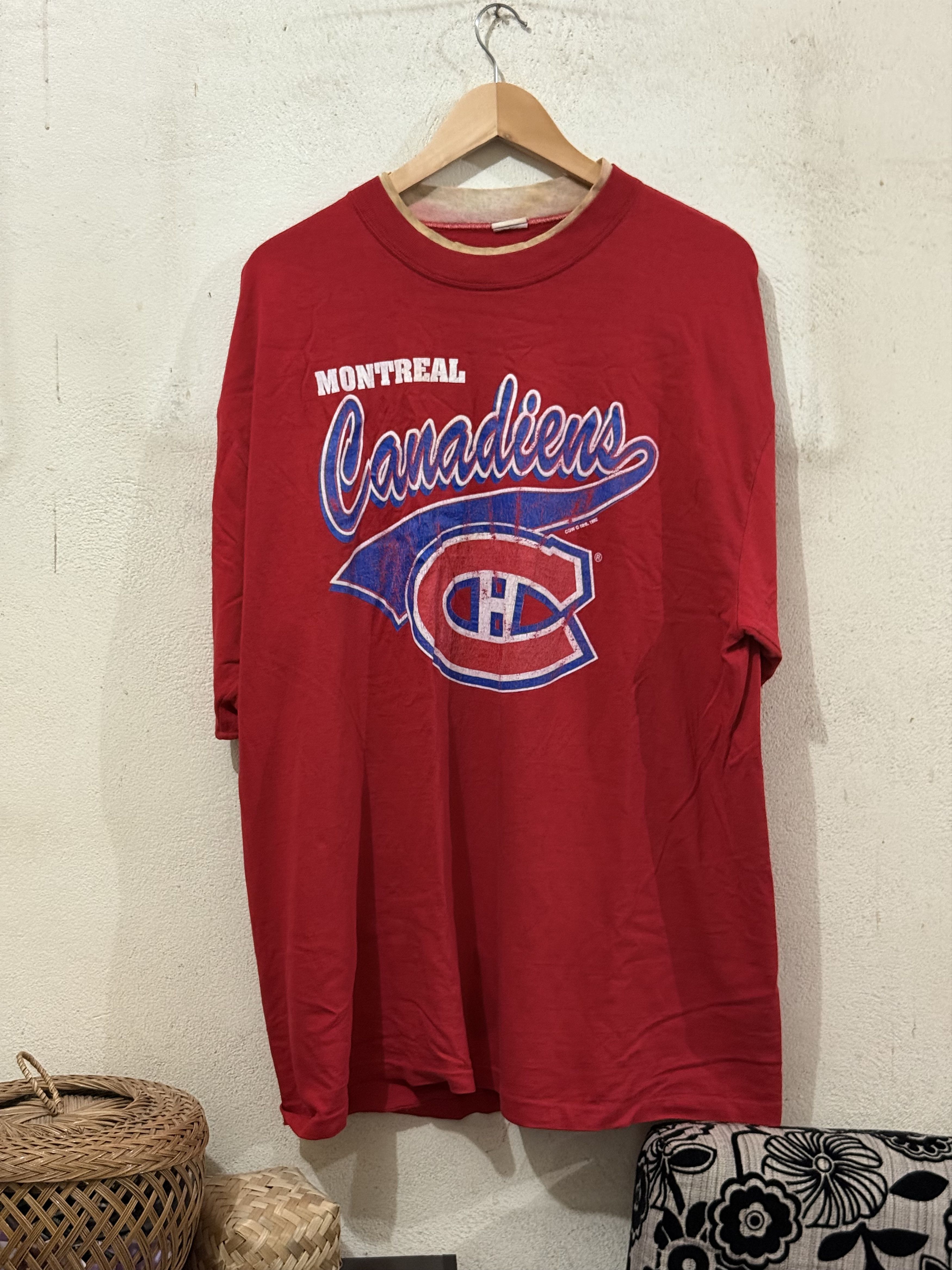 Vintage Vintage 1992 Montreal Canadiens NHL Tee USA L Size US XL / EU 56 / 4 - 2 Thumbnail