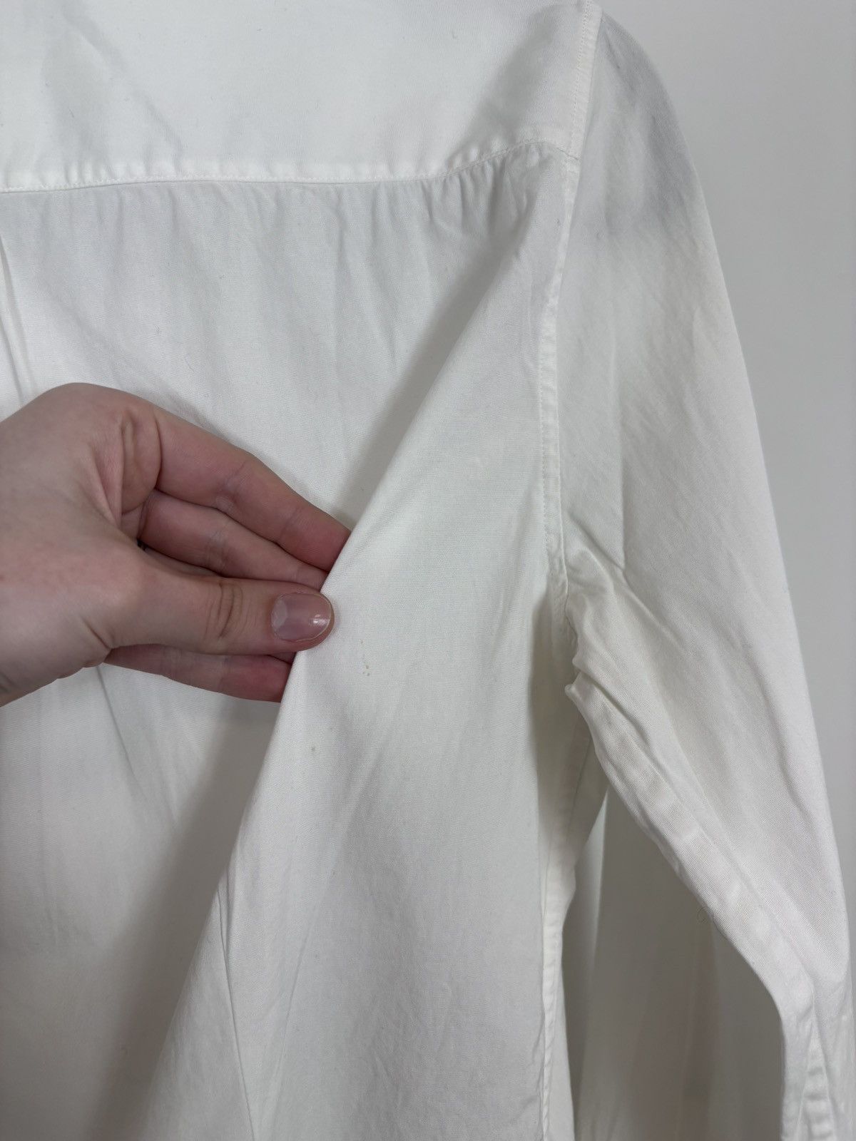 Dsquared2 Dsquared2 Men’s White Button Up Long Sleeve Dress Shirt Size US S / EU 44-46 / 1 - 21 Thumbnail