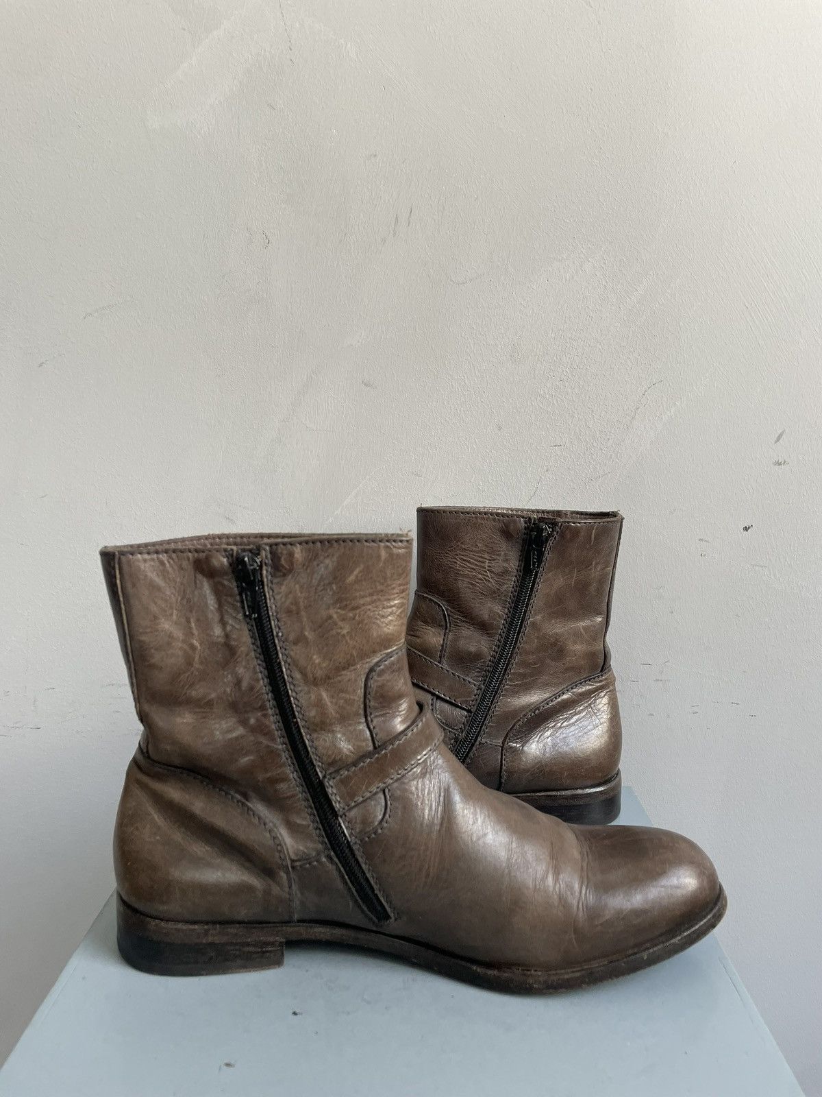 MoMA Rare Moma boots ankle avant garde Guidi style brown hype Size US 7.5 / EU 40-41 - 10 Thumbnail