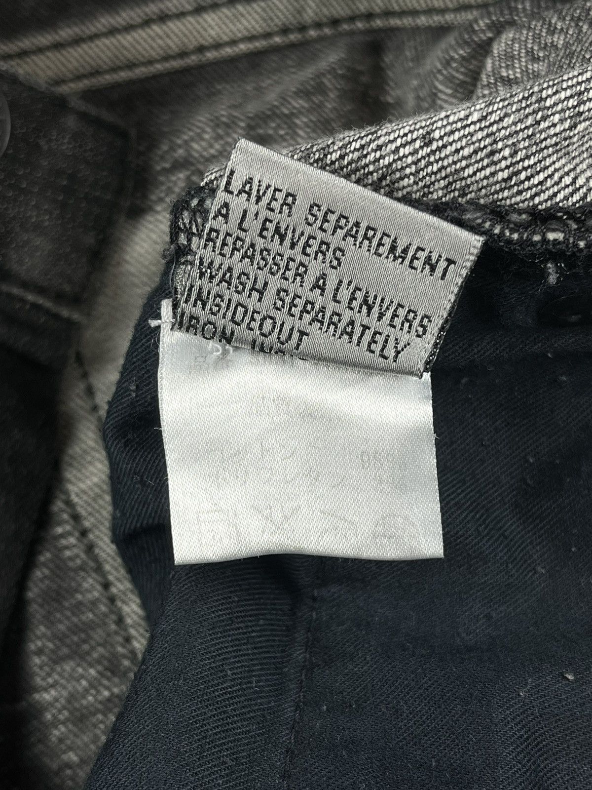 Dior AW08 Dior Homme Waxed Coated Denim Black Size US 30 / EU 46 - 13 Thumbnail