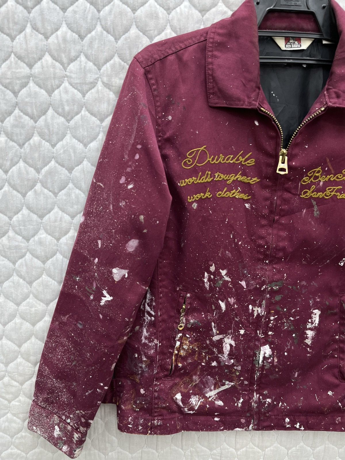 Ben Davis 🔥🔥🔥STEALS VTG BEN DAVIS SPLATTER PAINT WORKWEAR JACKET Size US S / EU 44-46 / 1 - 4 Thumbnail