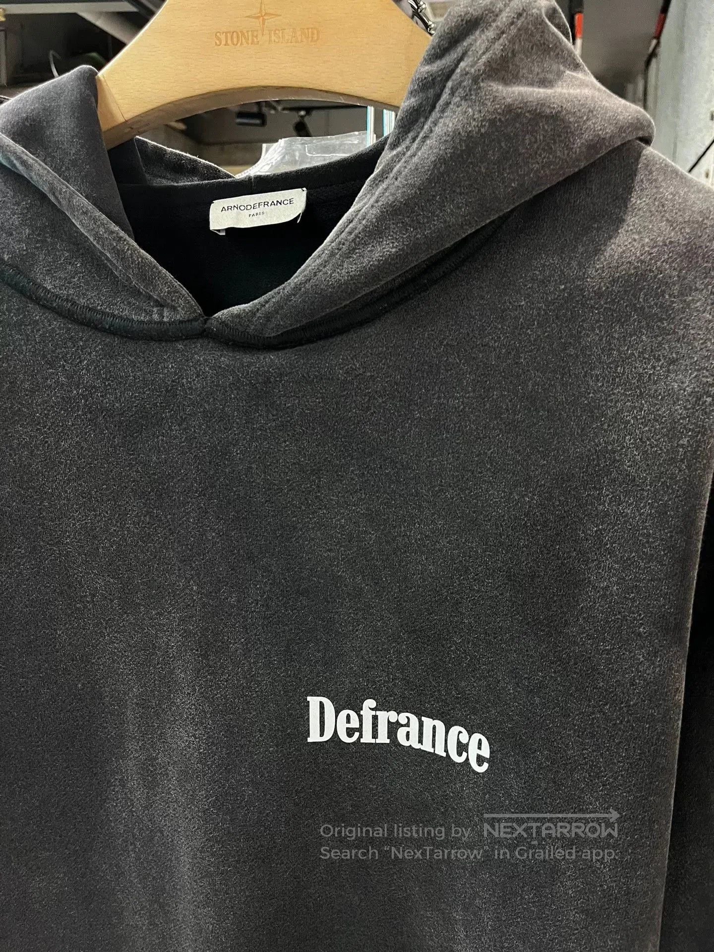 Arno De France ARNODEFRANCE Distressed Washed Marlboro Hoodie. Size US M / EU 48-50 / 2 - 3 Thumbnail