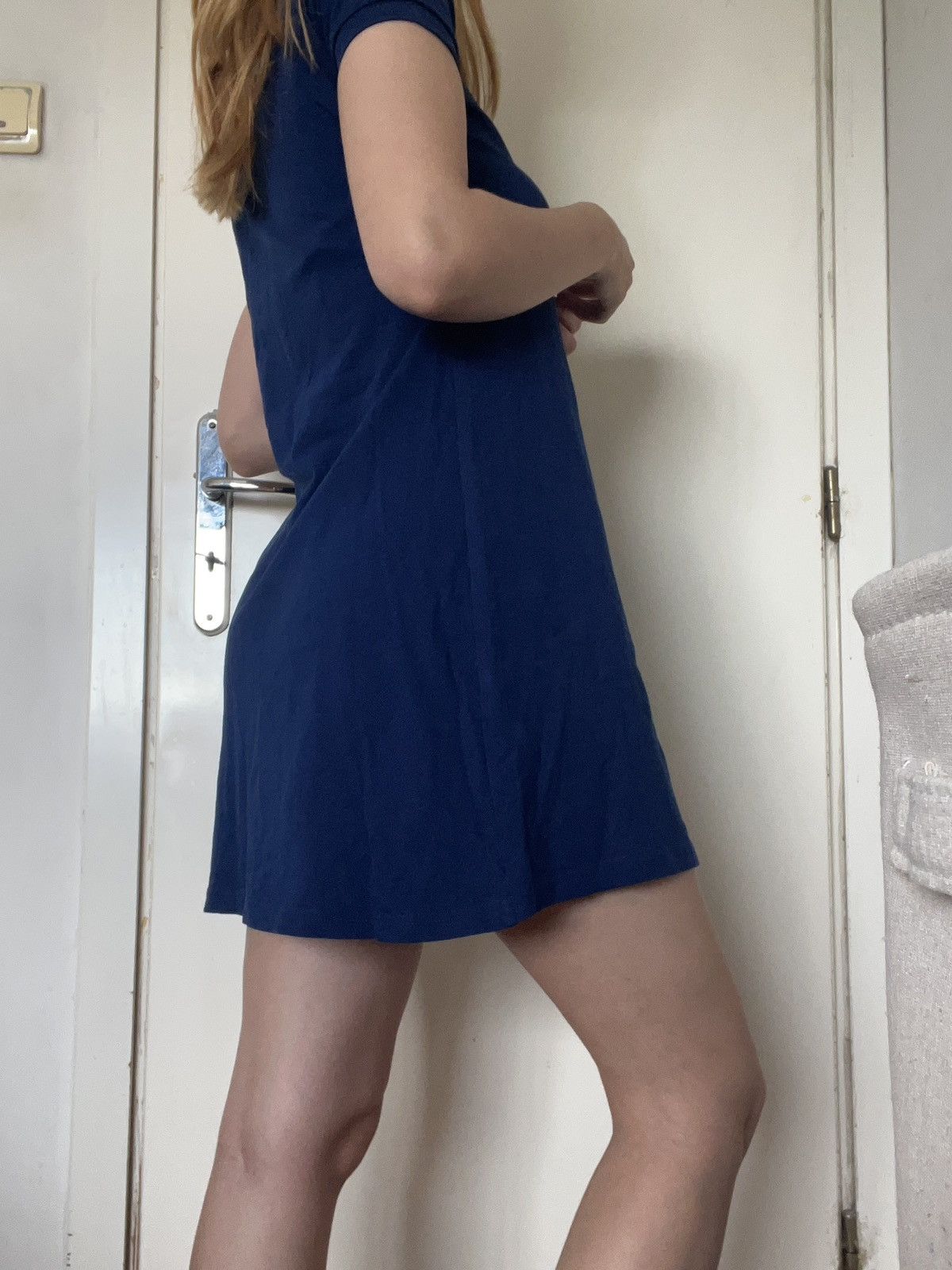 Polo Ralph Lauren Polo Ralph Lauren Dress | Oversized Navy Pink Pony Shirt Size L / US 10 / IT 46 - 3 Thumbnail