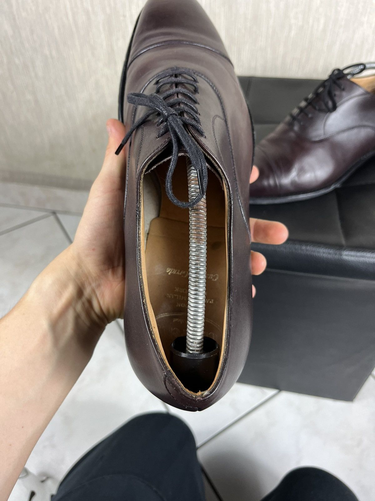 Church's Church’s Kentford classic leather shoes burgundy shade Size US 10 / EU 43 - 14 Thumbnail