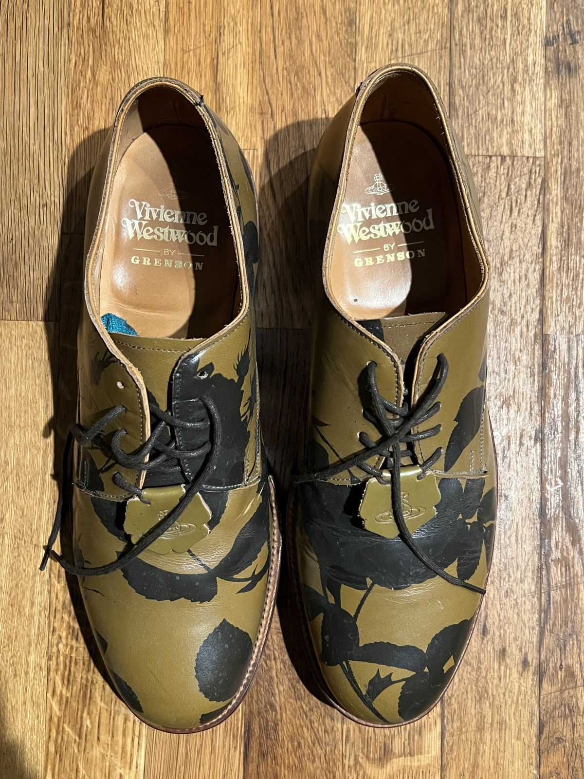 Grenson × Vivienne Westwood Vivienne Westwood x Grenson Leather Formal Shoes Size US 12.5 / EU 45-46 - 2 Thumbnail