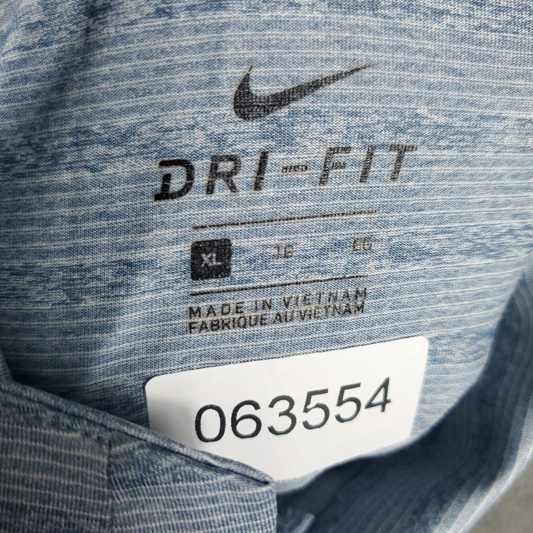Nike Nike Polo Shirt Mens XL Blue Striped Swoosh Golf Casual Short Sleeve Polo - Nike Shirt Mens XL Blue Striped Golf Casual Short Sleeve Size US XL / EU 56 / 4 - 8 Thumbnail