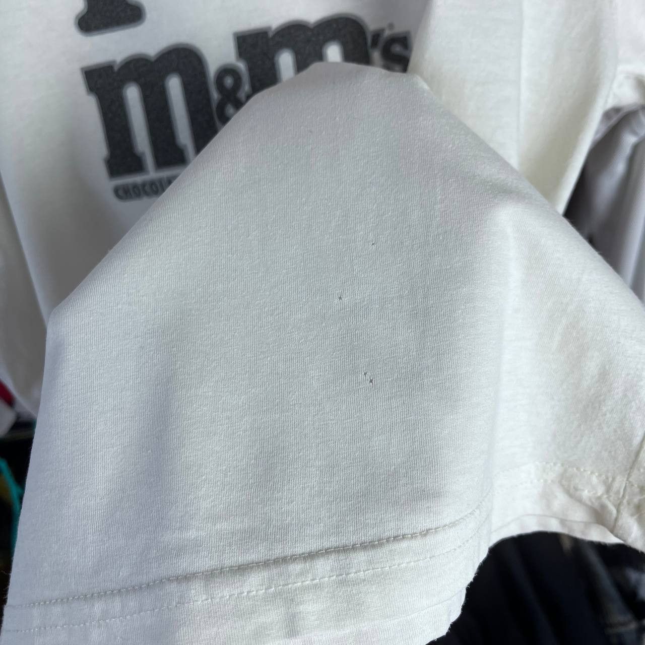 Vintage Vintage M&M`s Chocolate Big Logo Tshirt Size US S / EU 44-46 / 1 - 7 Thumbnail