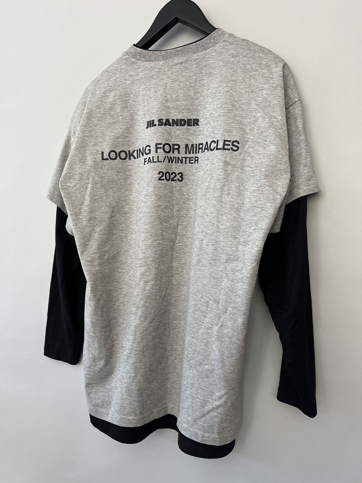Jil Sander Looking For Miracles double-layer Long Sleeve T-shirt Size US M / EU 48-50 / 2 - 4 Thumbnail