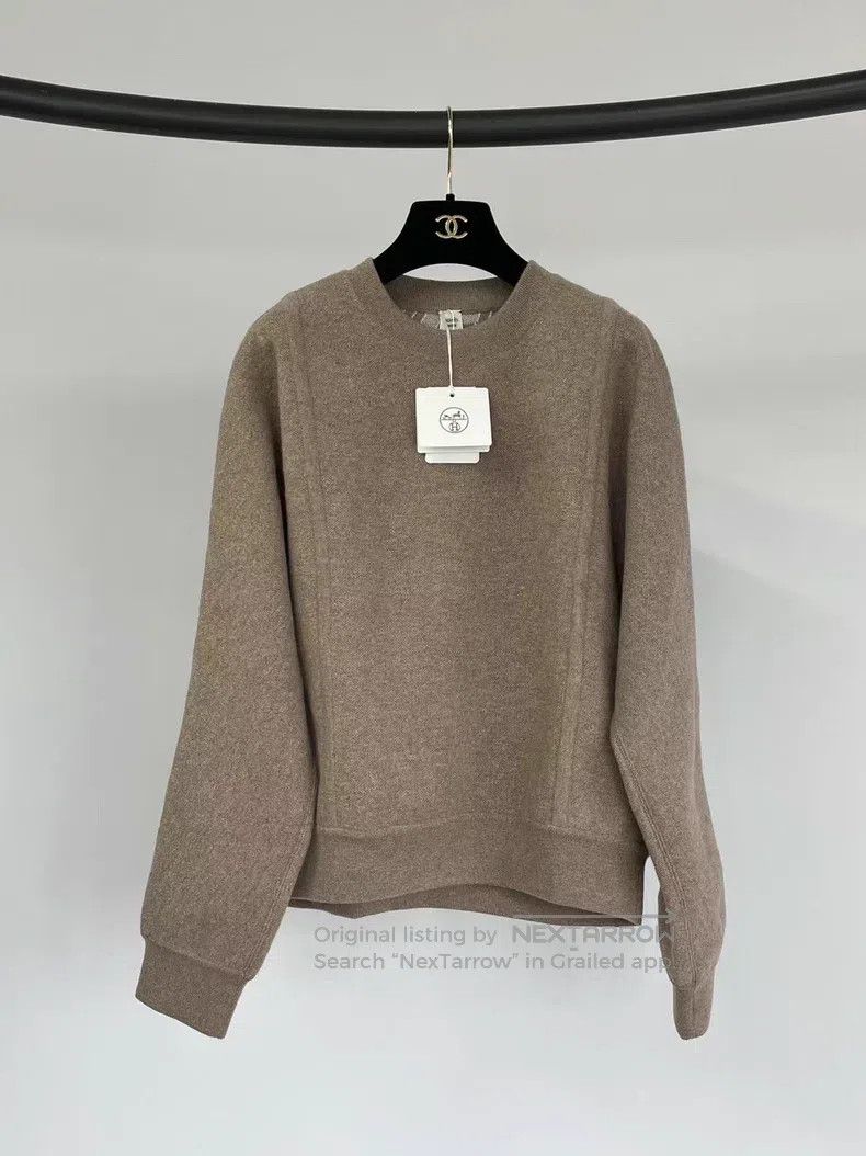 Hermes Hermes Spring/Summer 2023 double-sided cashmere sweater, r Size S / US 4 / IT 40 - 1 Thumbnail