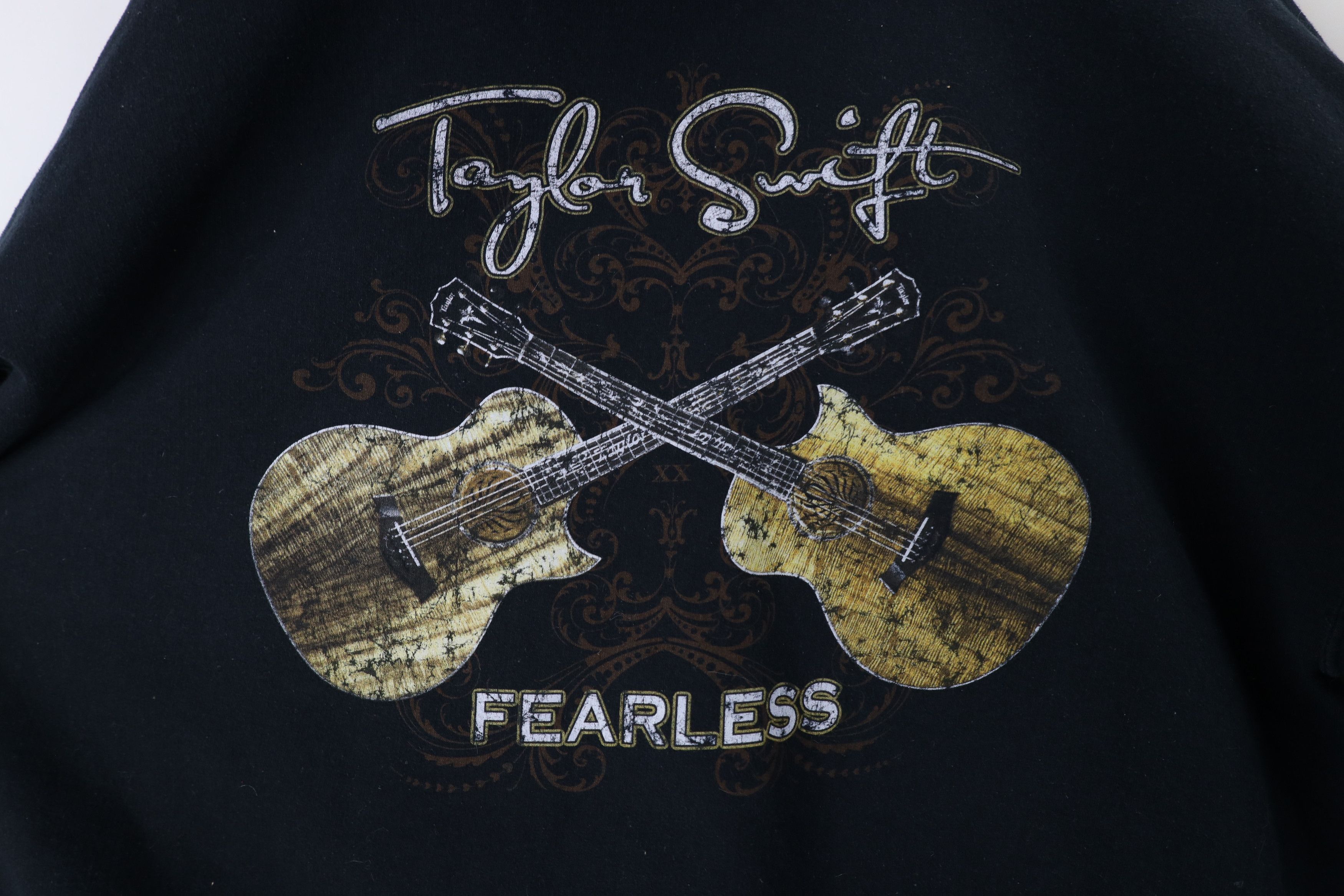 Vintage Vintage Y2K 2008 Swift Fearless Tour Band Hoodie Black Size US XXL / EU 58 / 5 - 11 Thumbnail
