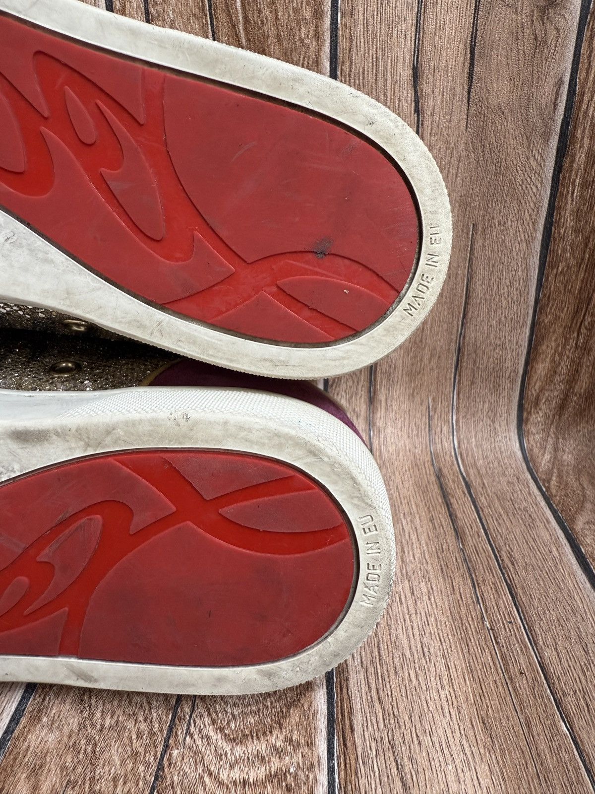 Christian Louboutin Glitters Louis junior spike trainers Size US 7.5 / EU 40-41 - 14 Thumbnail
