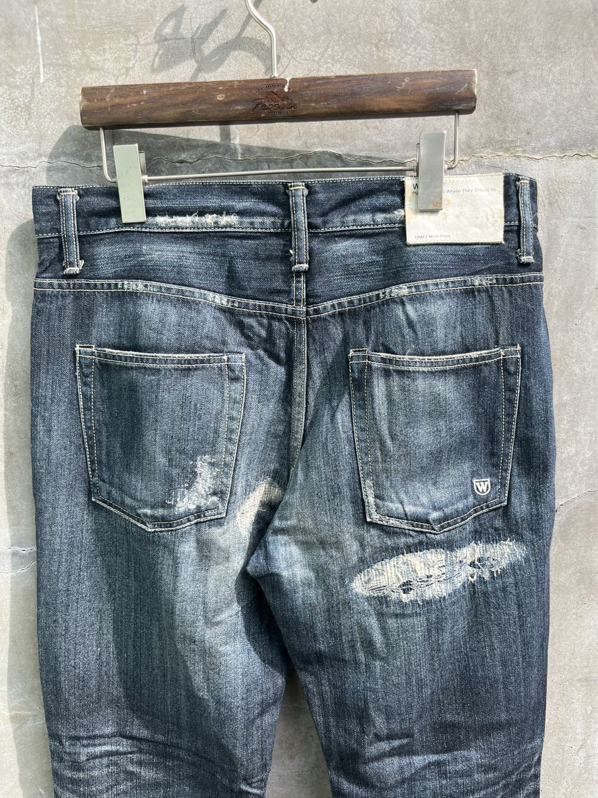 Wtaps SS11 Who Dares Wins Selvedge Denim Size US 35 - 5 Thumbnail