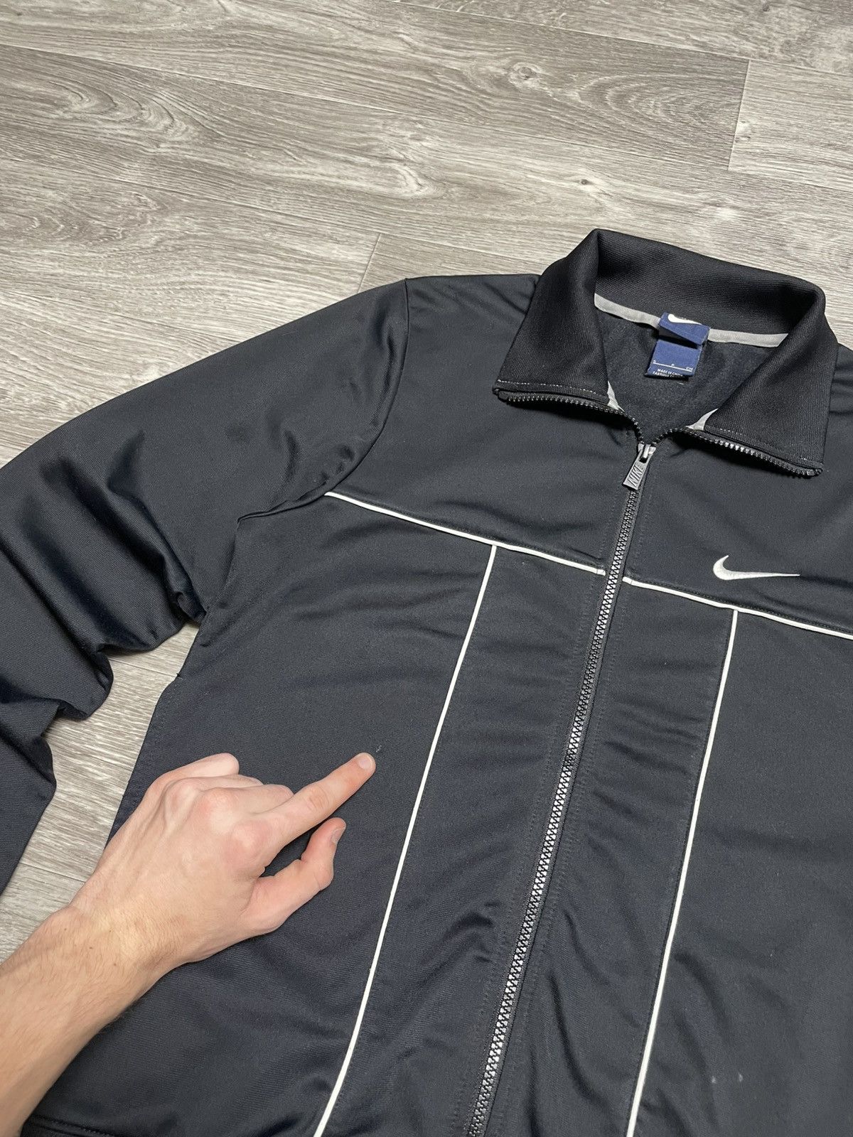 Nike Vintage Nike Black Truck Jacket Drill Y2K Size US S / EU 44-46 / 1 - 8 Thumbnail