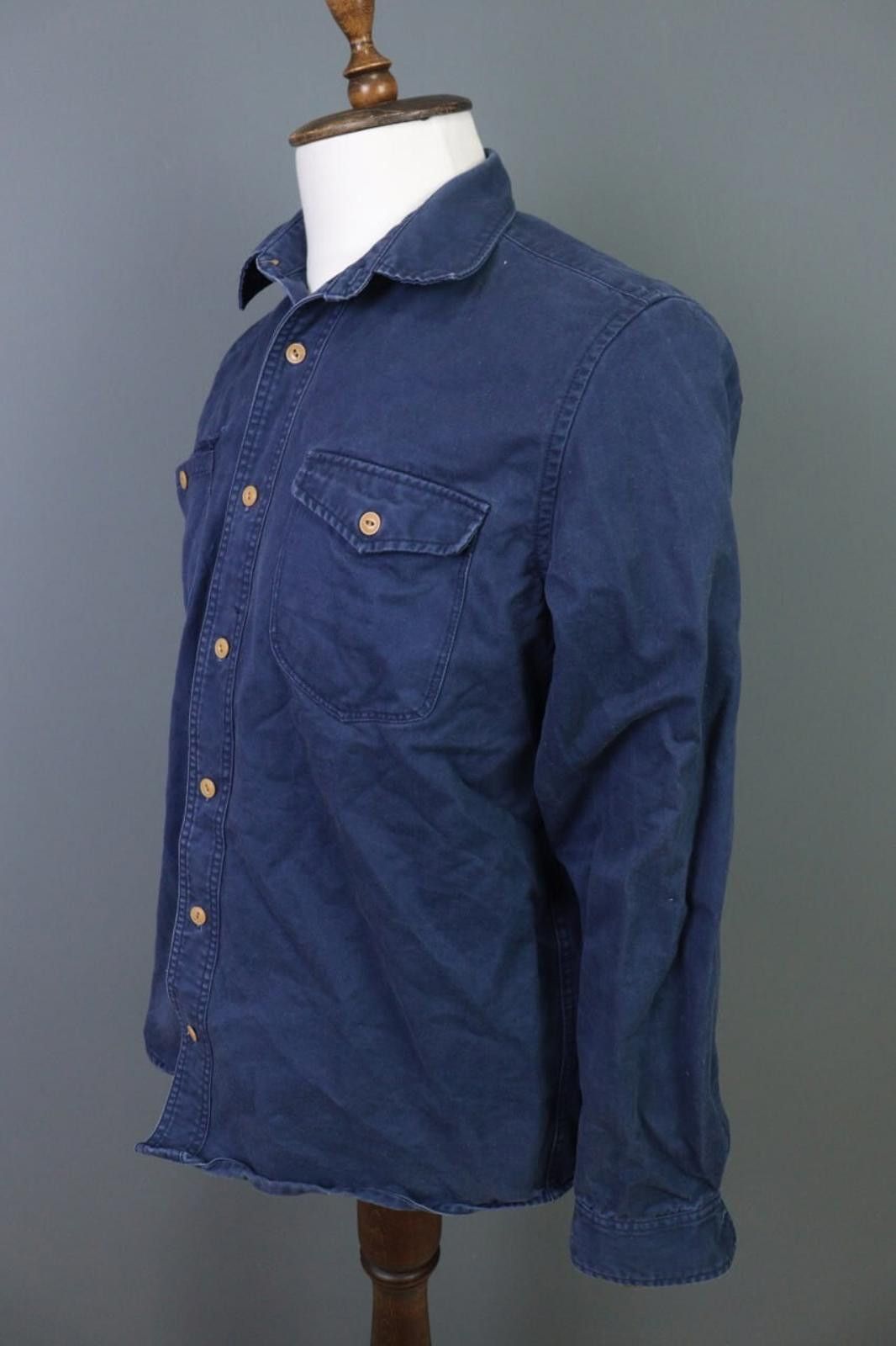 Emmett Emmett Jean Company Denim Blue Overshirt Shirt M Size US M / EU 48-50 / 2 - 6 Thumbnail