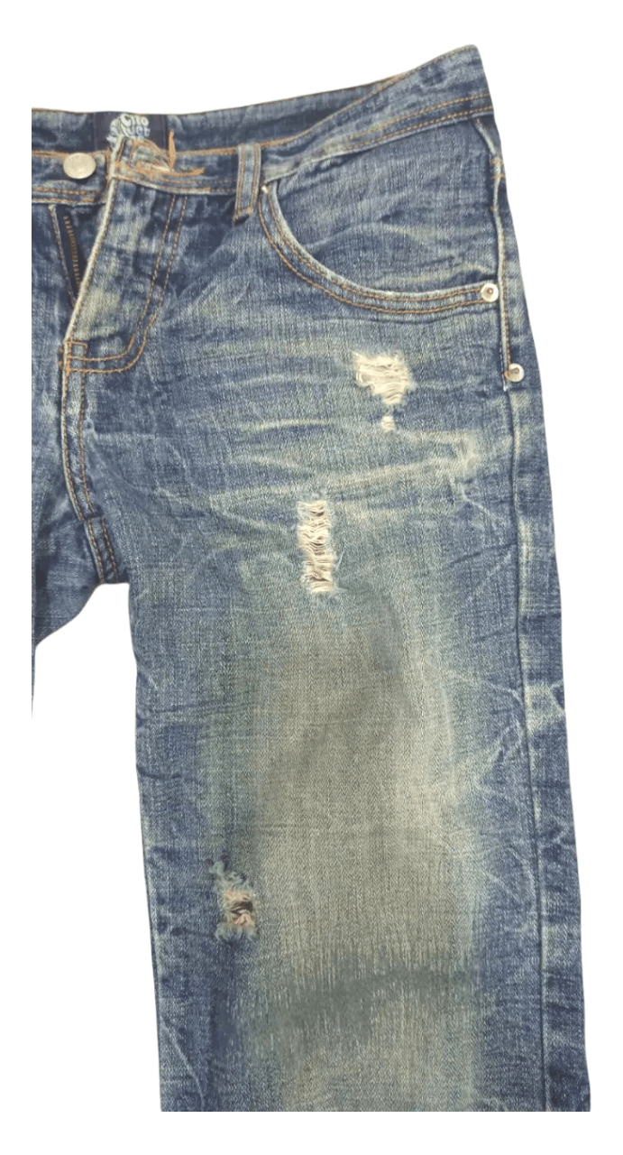 Japanese Brand Chouette Japan Mud Wash Minimalist Flare Jeans Size US 29 - 3 Thumbnail